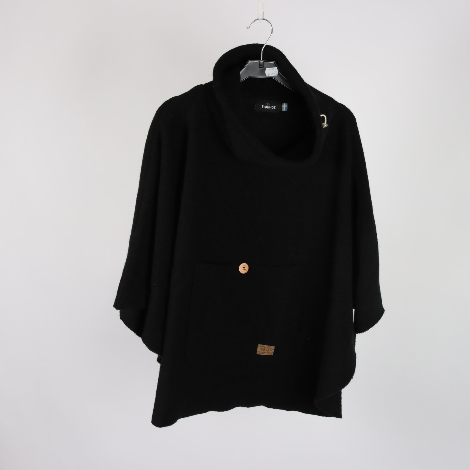 Poncho, Ivanhoe of Sweden, 100% ull, stl. One Size
