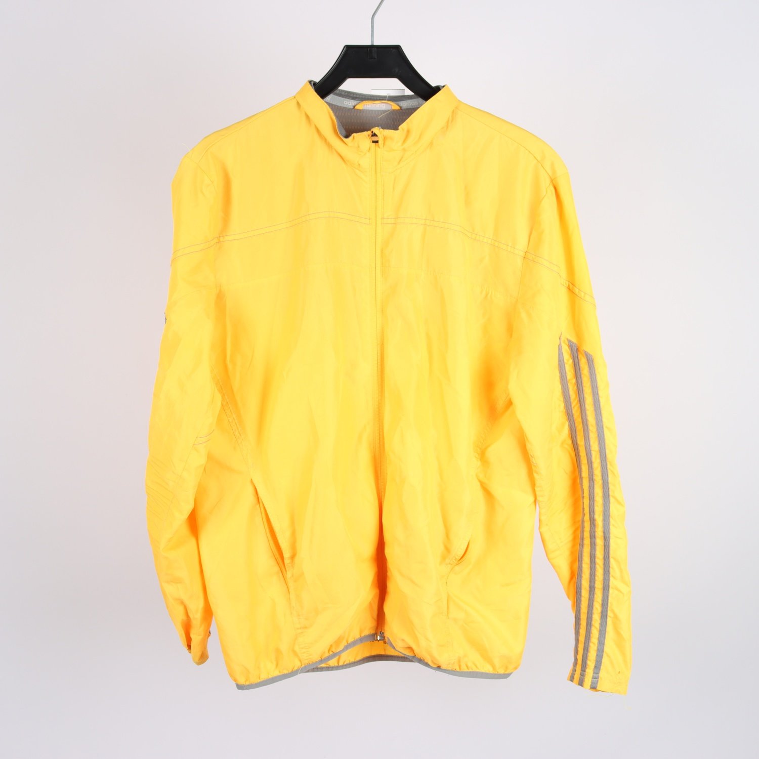 Träningsjacka, Adidas, brandgul, stl. S.