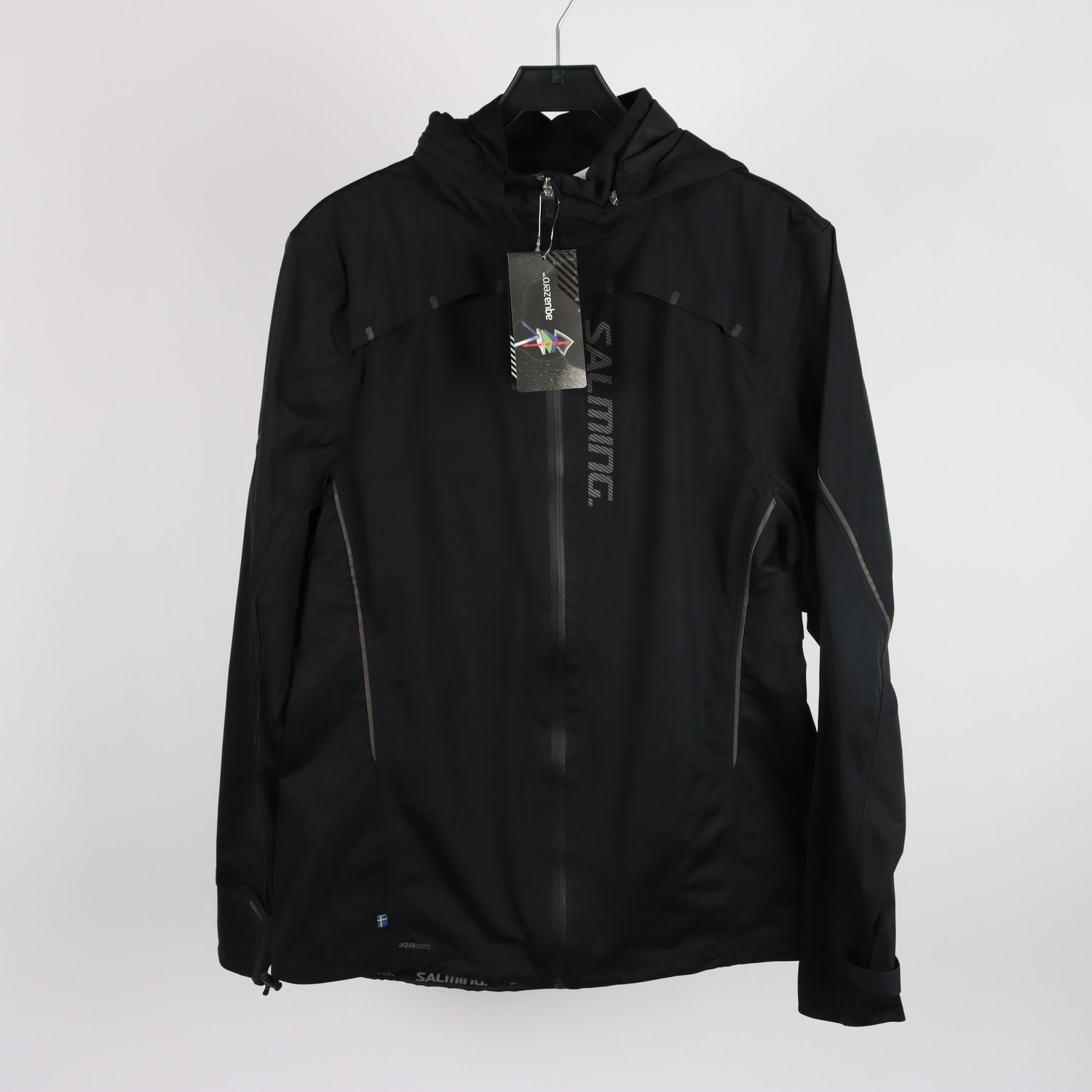 Regnjacka, Salming, Abisko rain Jkt, svart, stl. L.