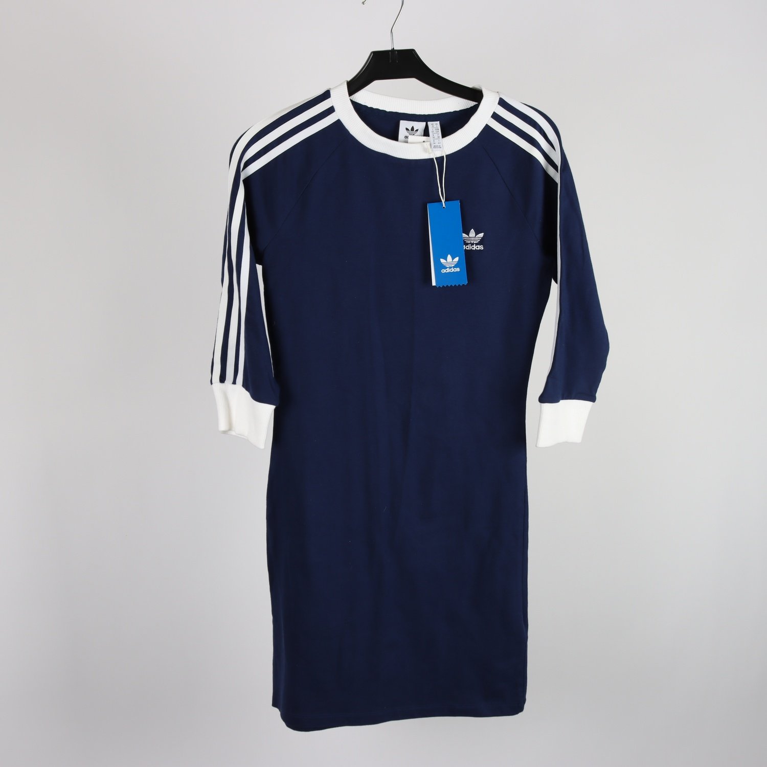 Klänning, Adidas, blå, stl. 36.
