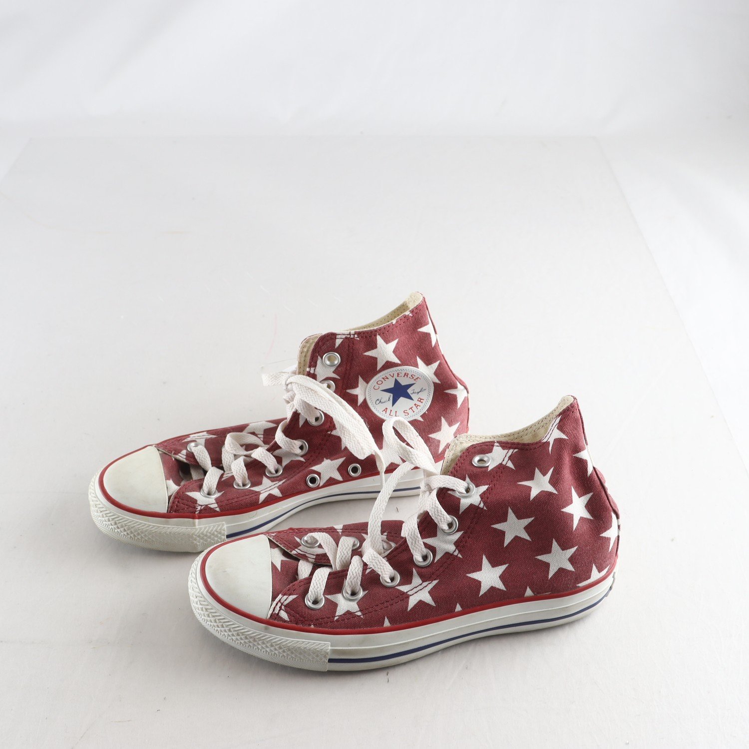 Sneakers, Converse All Star, mönstrad, stl. 38