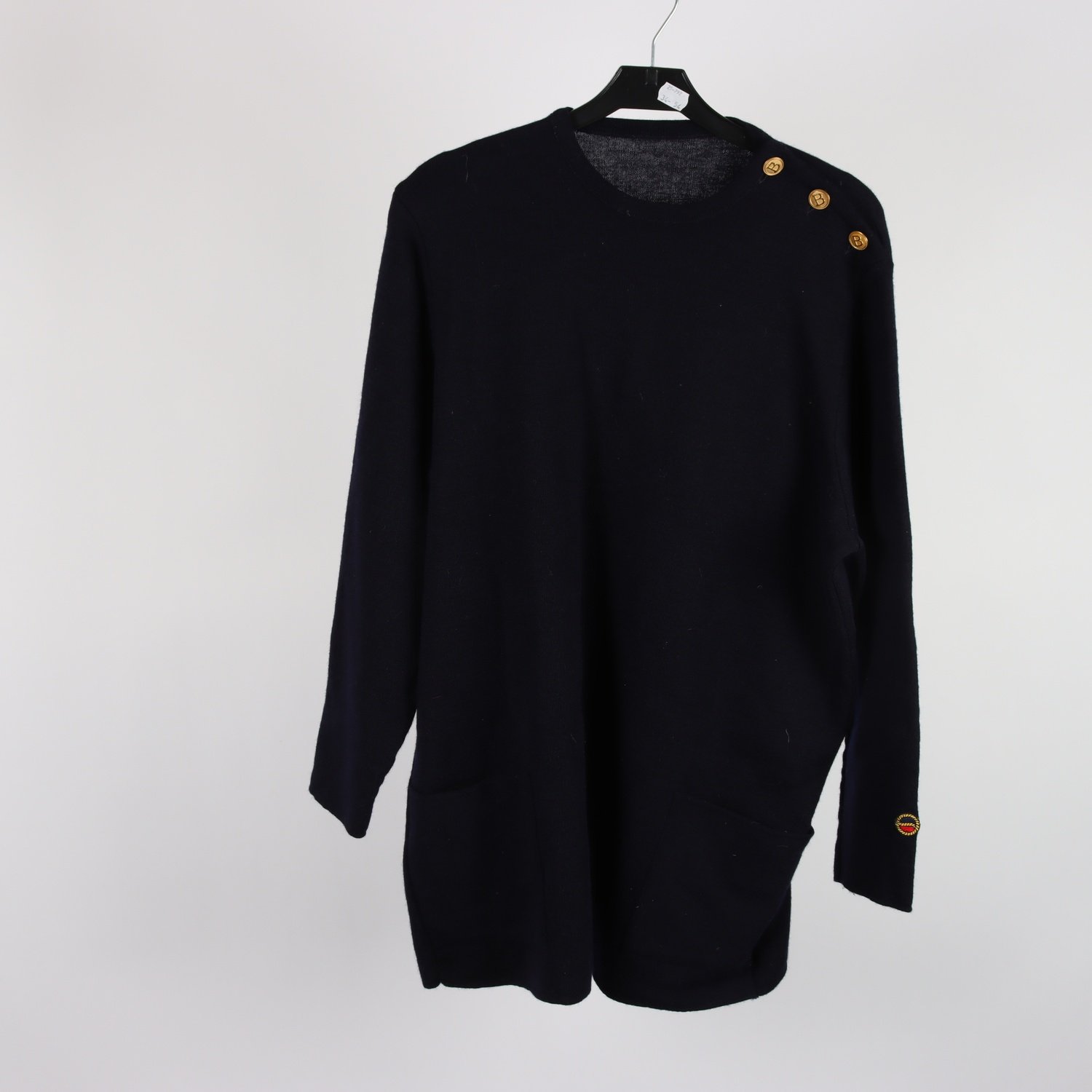 Stickad tröja, Busnel, 100% ull, vintage, stl. XL