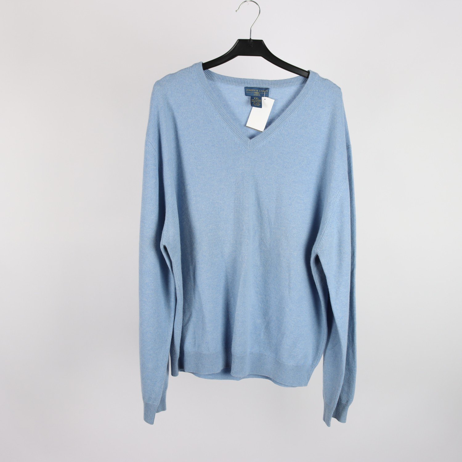 Tröja, Joseph & Lyman, blå, cashmere, stl. XXL.