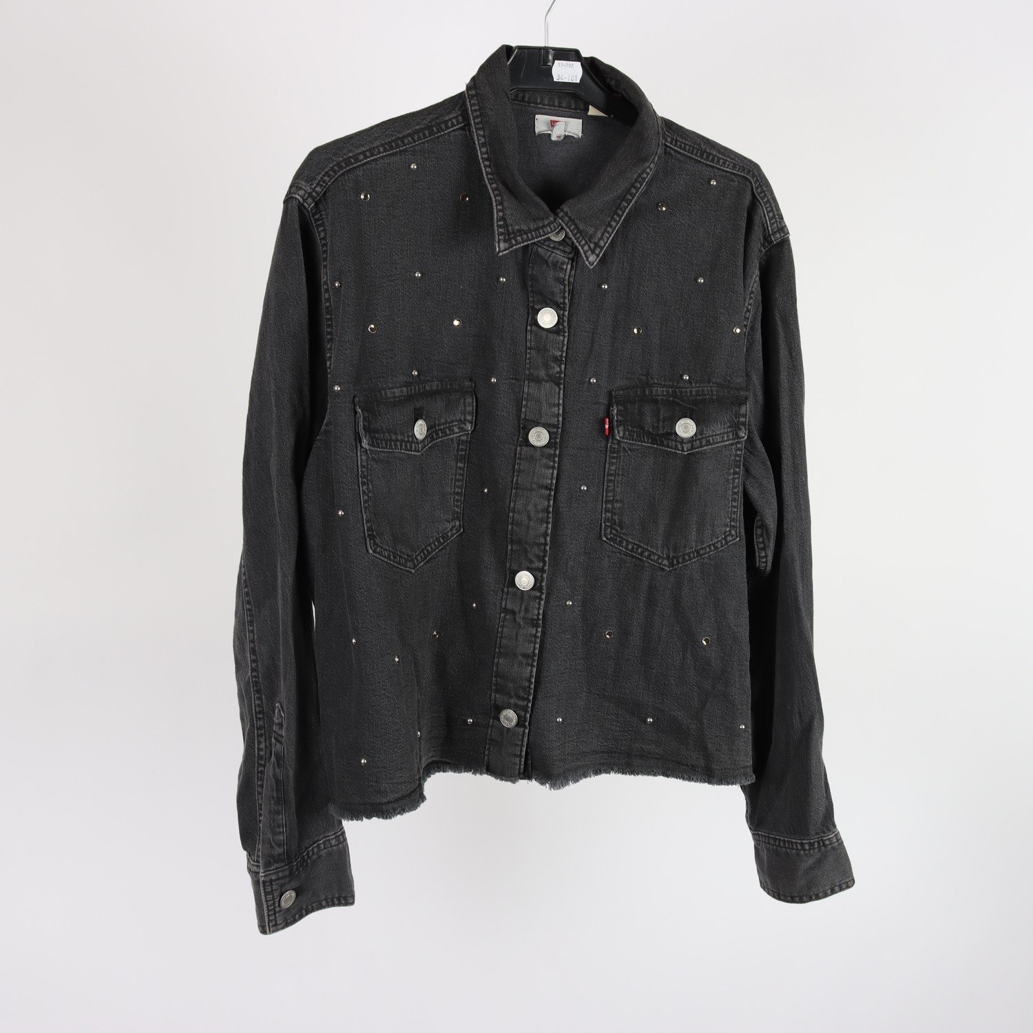 Skjorta, Levis, nitar & strass, stl. M