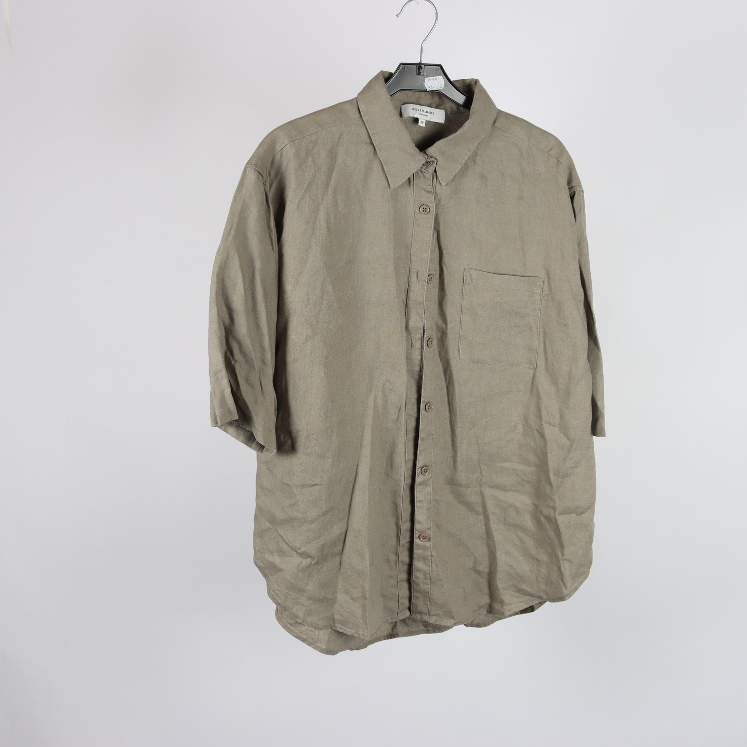 Skjorta, Rosemunde, 100% lin, stl. 38