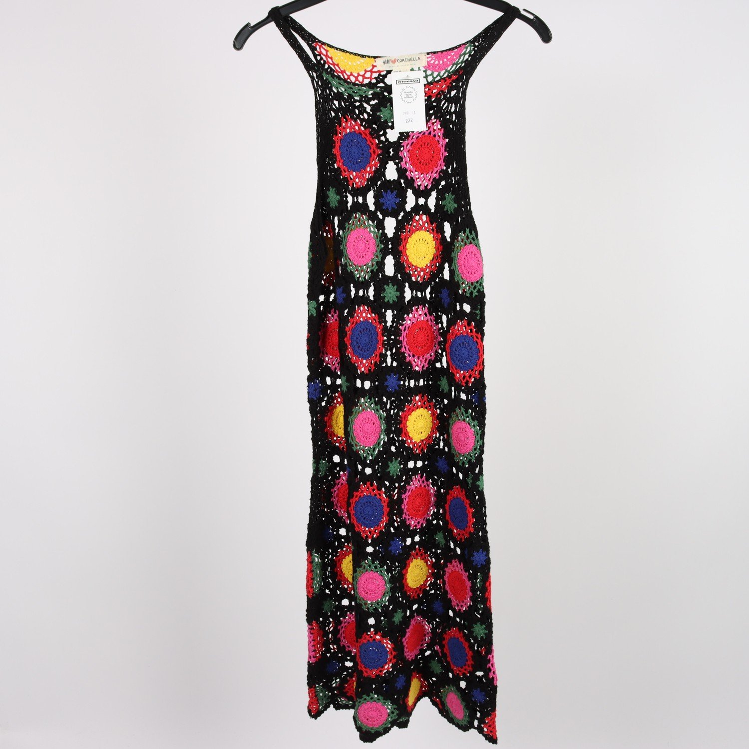 Klänning, H&M x Coachella, mönstrad, stl. 38