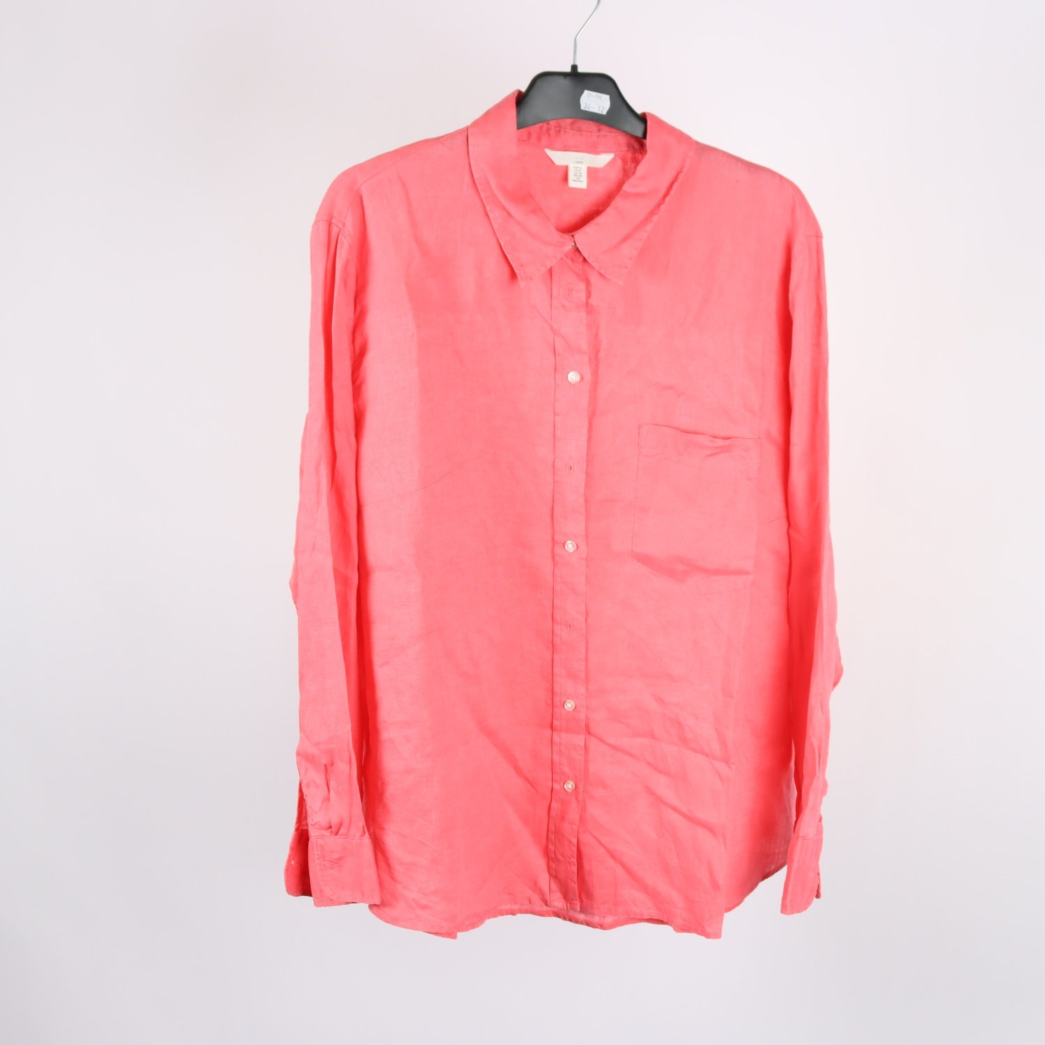 Skjorta, H&M, 100% lin, stl. XL