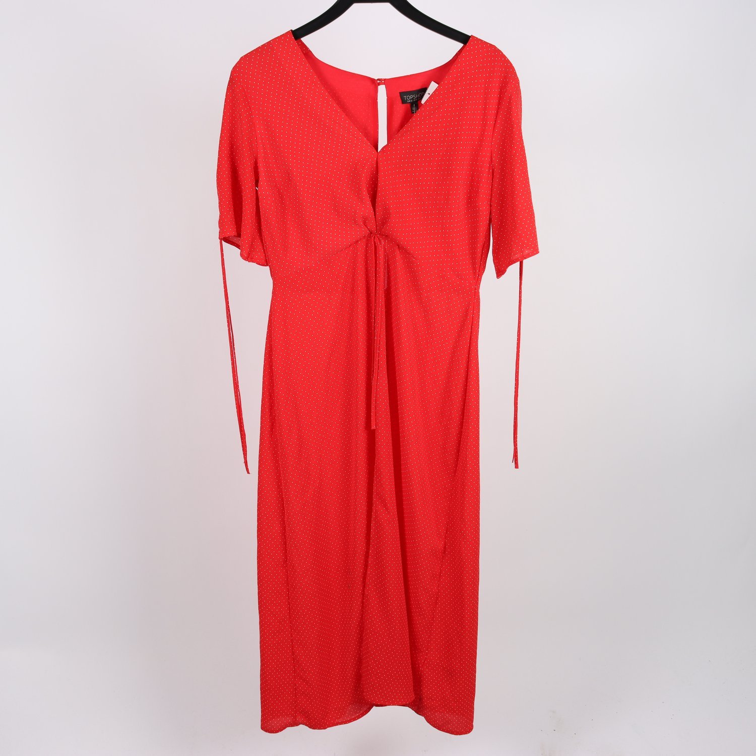 Klänning, Topshop, prickig, stl. 42