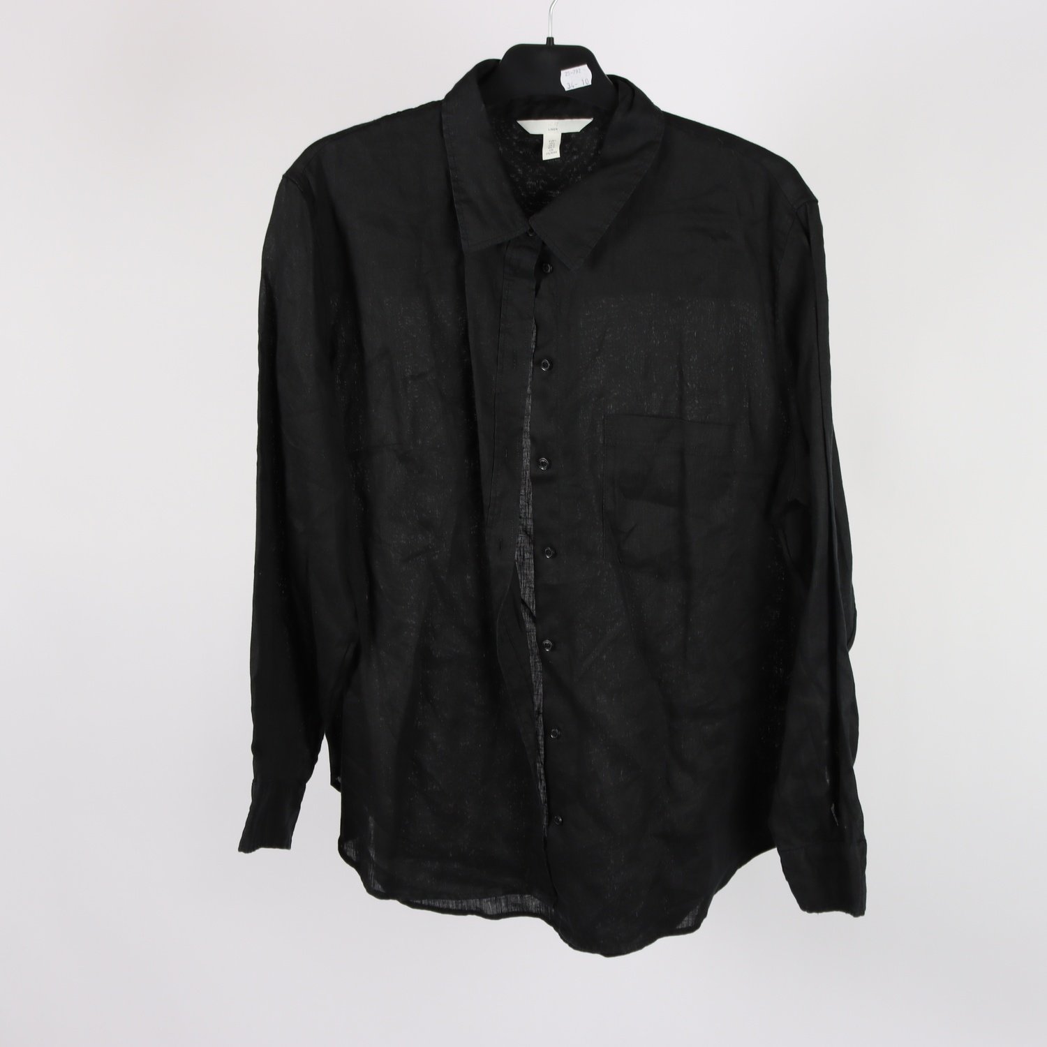 Skjorta, H&M, 100% lin, stl. L