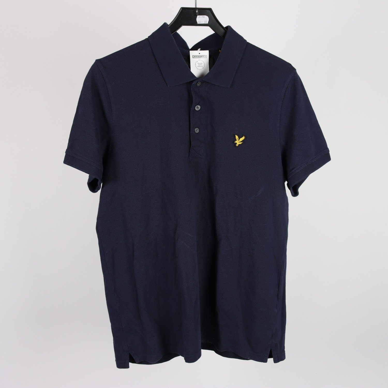 Pikétröja, Lyle & Scott, blå, stl. L