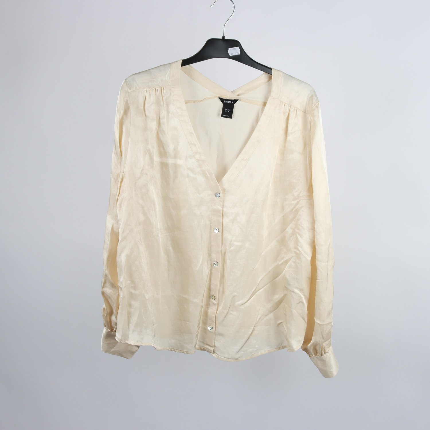 Blus, Lindex, viskos & linmix, stl. M