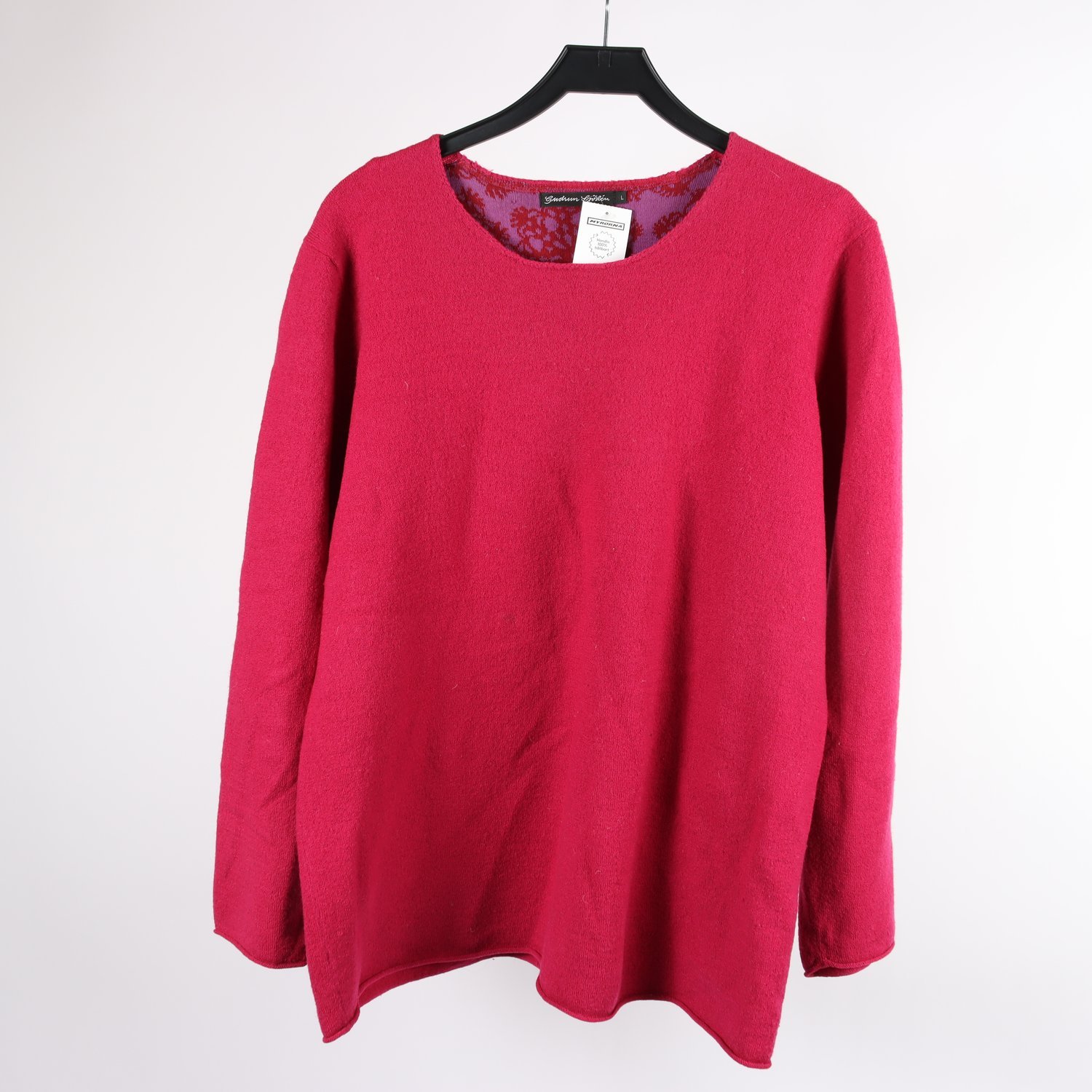 Tröja, Gudrun Sjödén, cerise, stl. L