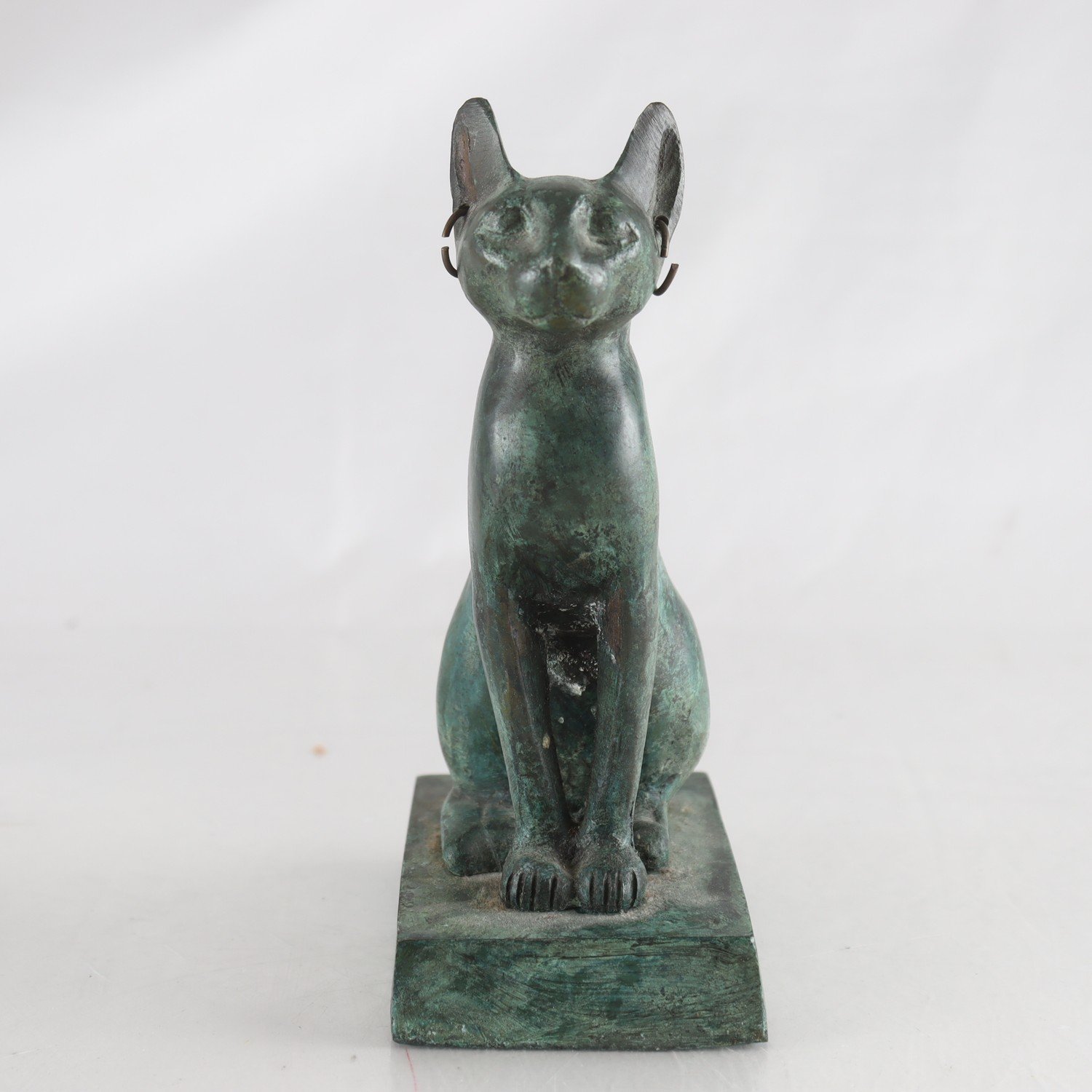 Skulptur, kattgudinnan, Bastet, brons, kopia, Egypten. Samfraktas ej
