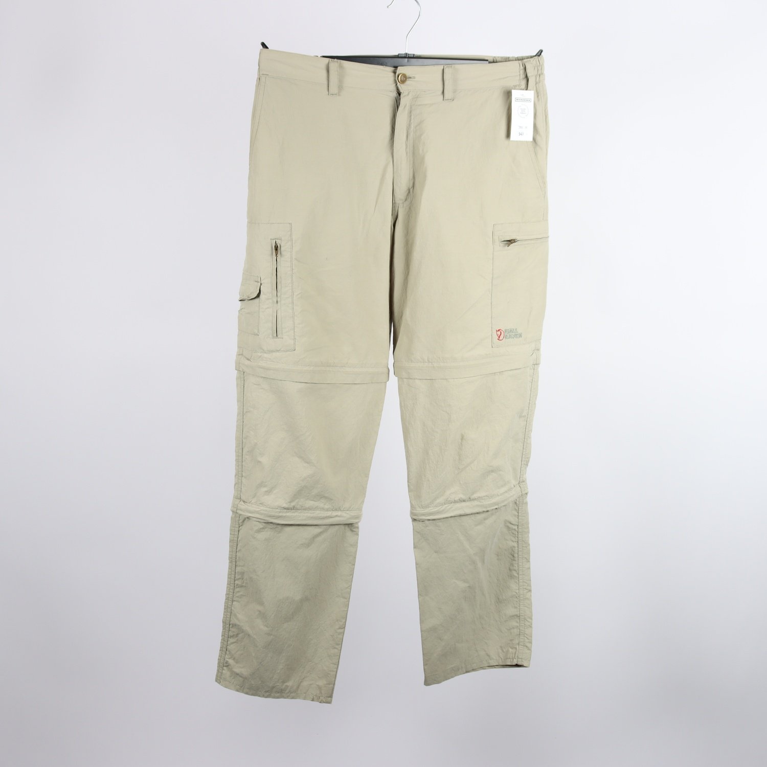 Fritidsbyxor, Fjällräven, beige, stl. 48