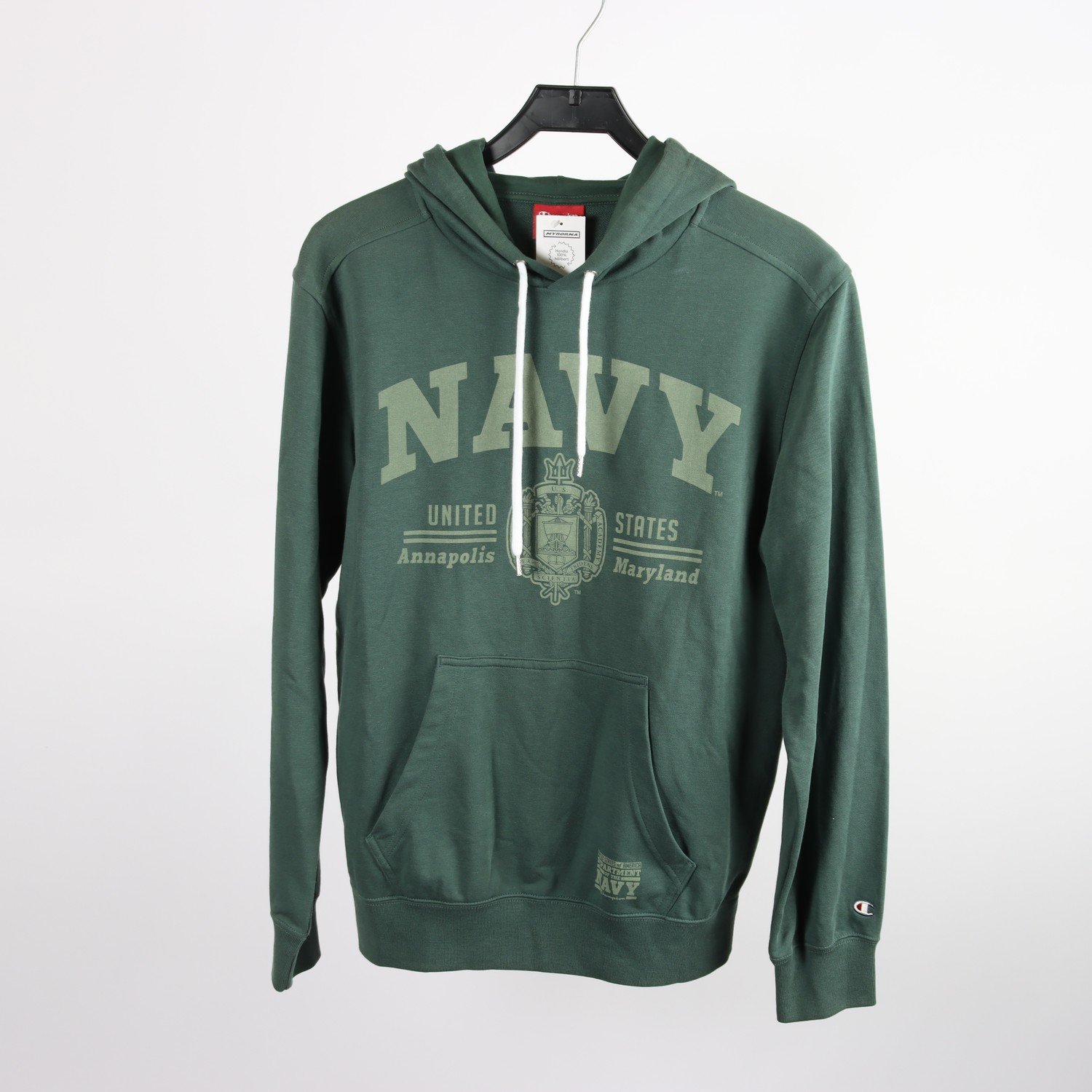 Hoodie, Champion, grön, stl. M