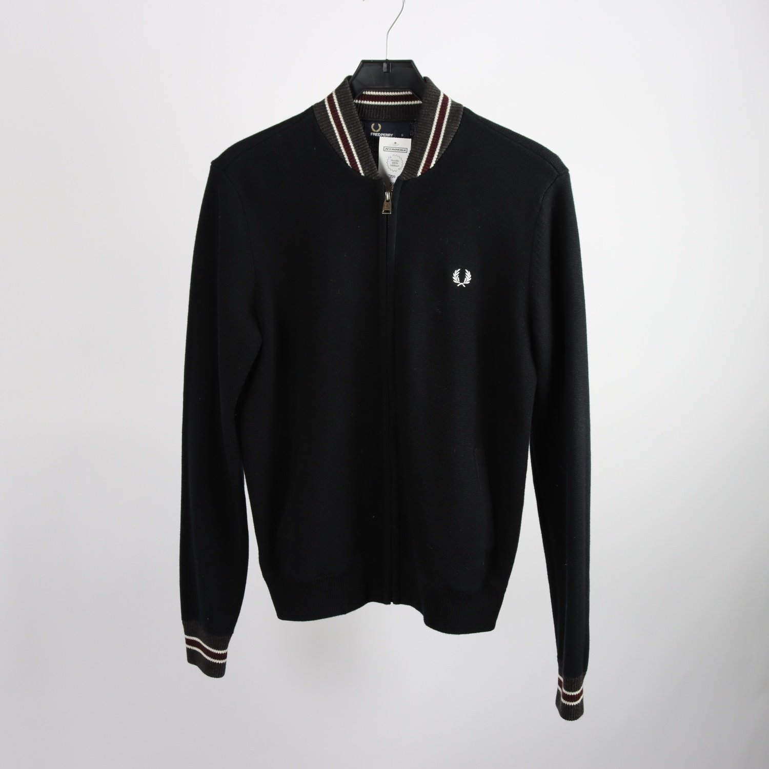 Tröja, Fred Perry, svart, stl. S
