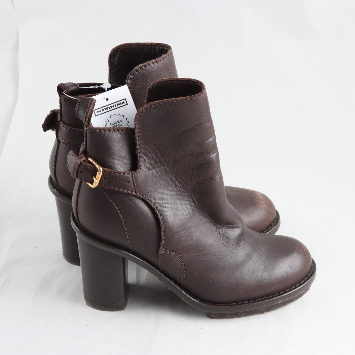 Stövletter, Acne studios, läder, stl. 36