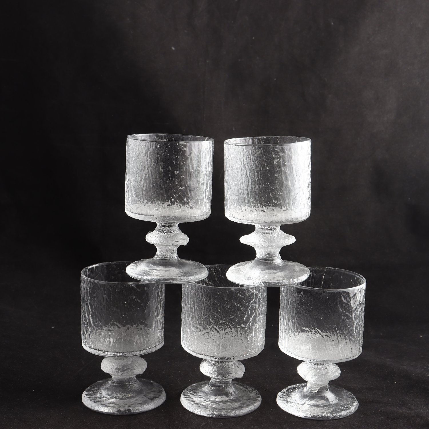Glas, Senator, Timo Sarpaneva, Iittala, 5 st. Samfraktas ej.