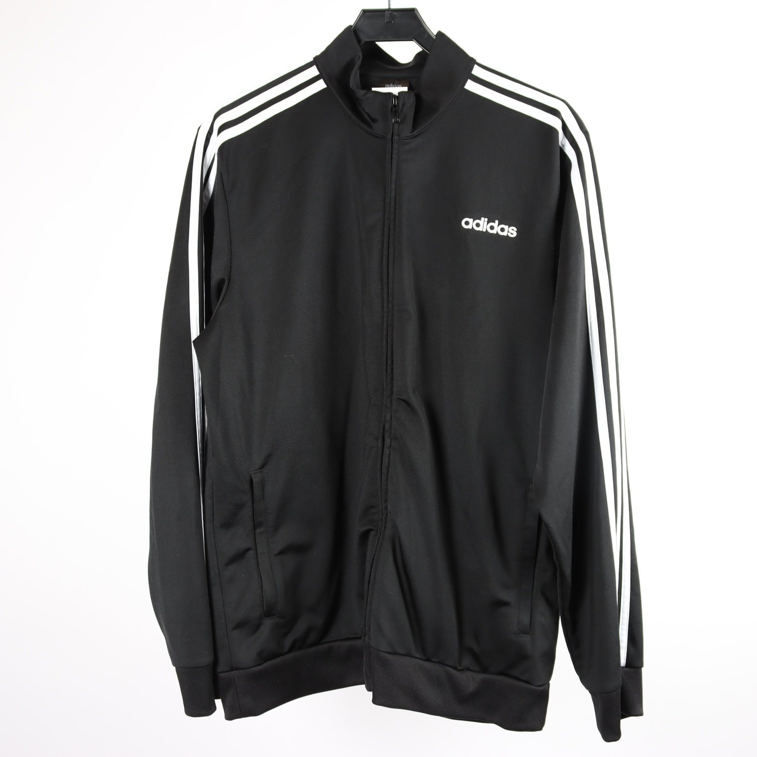 Sportjacka, Adidas, svart, stl. L