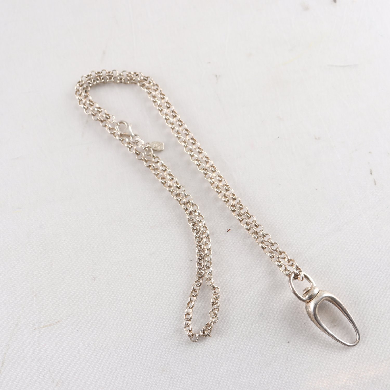 Hänge, med halskedja, silver 925