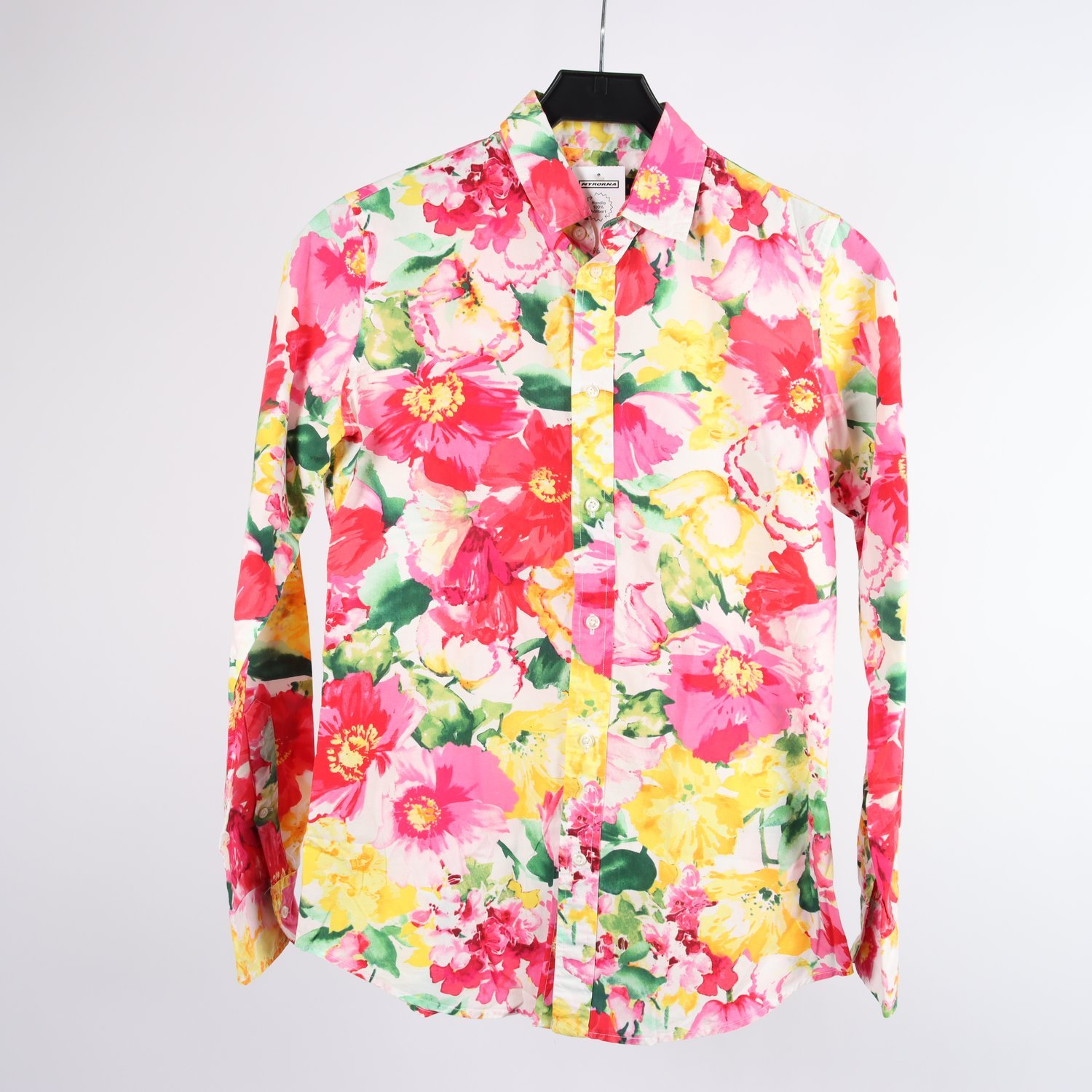 Blus, Polo Ralph Lauren, blommig, stl. 4 (XS)