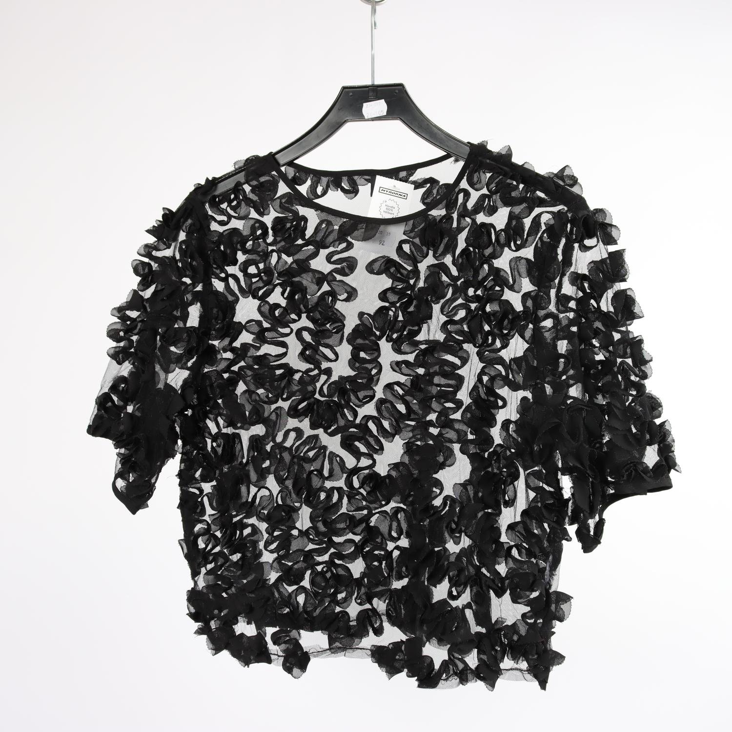 Blus, Gina Tricot, svart, stl. S