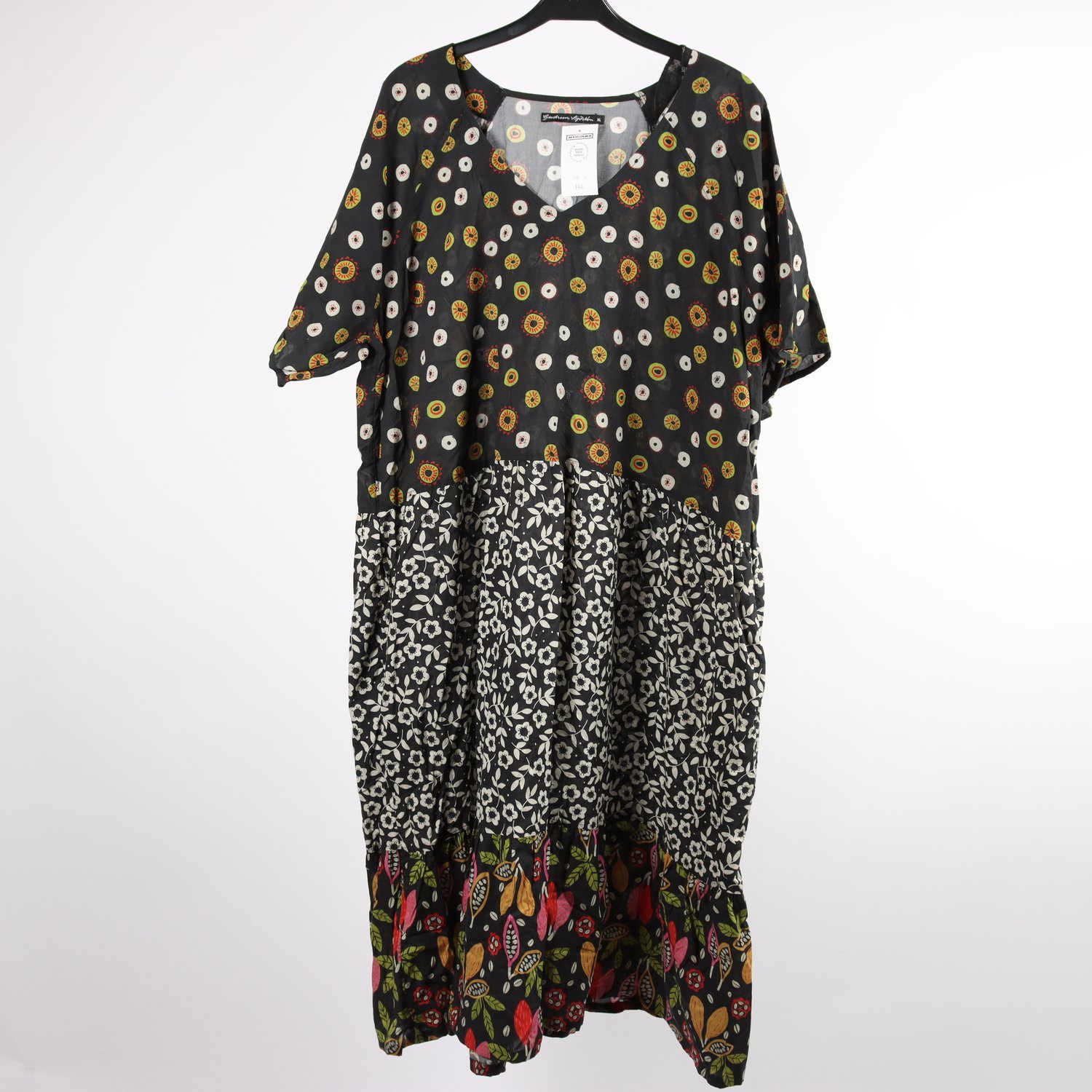 Klänning, Gudrun Sjödén, mönstrad, stl. XL