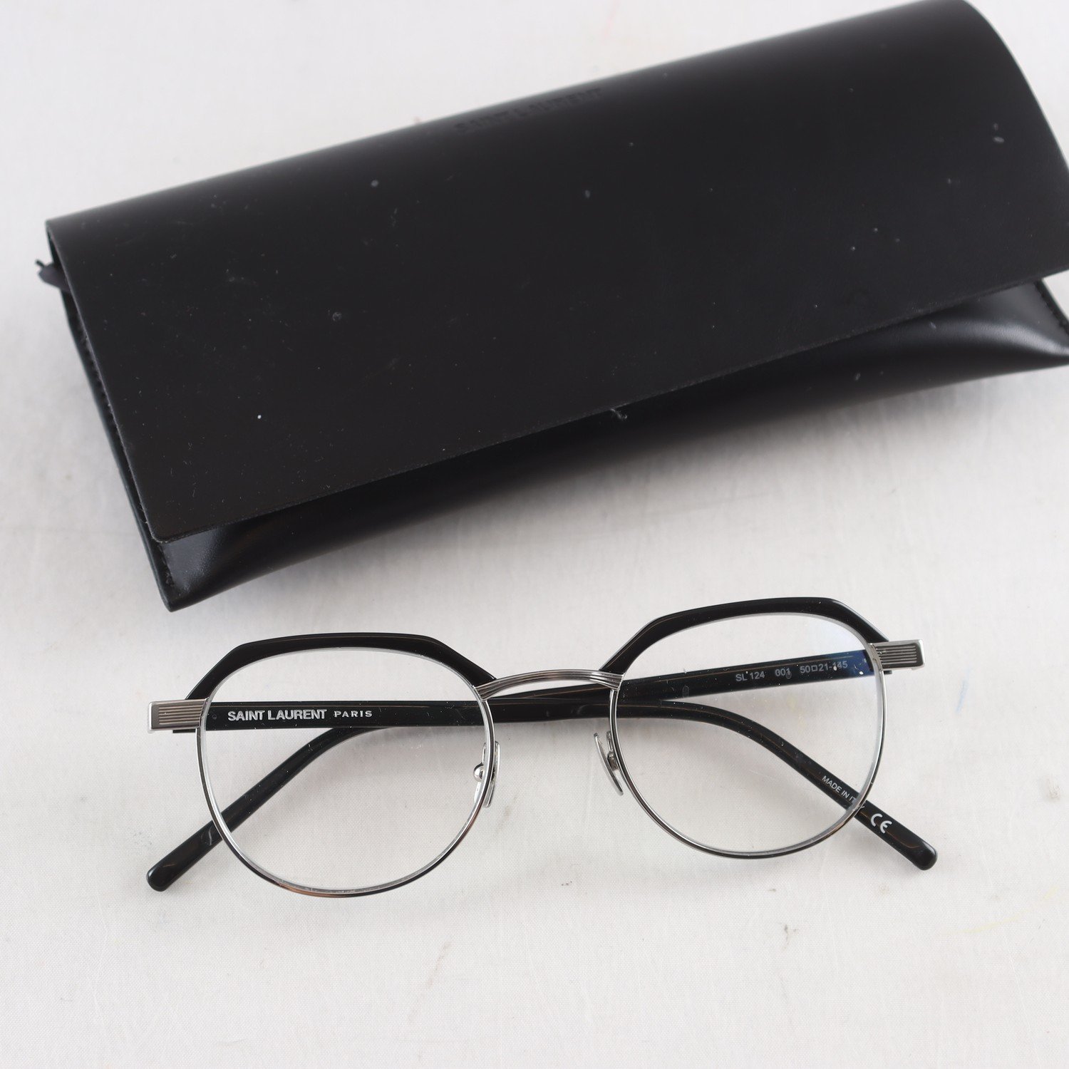Glasögon med styrka, Saint Laurent, Paris, SL 124