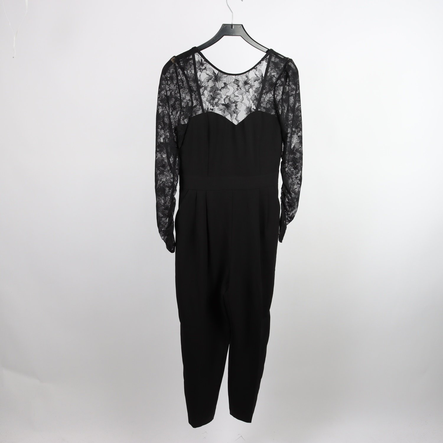 Byxdress, H&M, svart, stl. 38