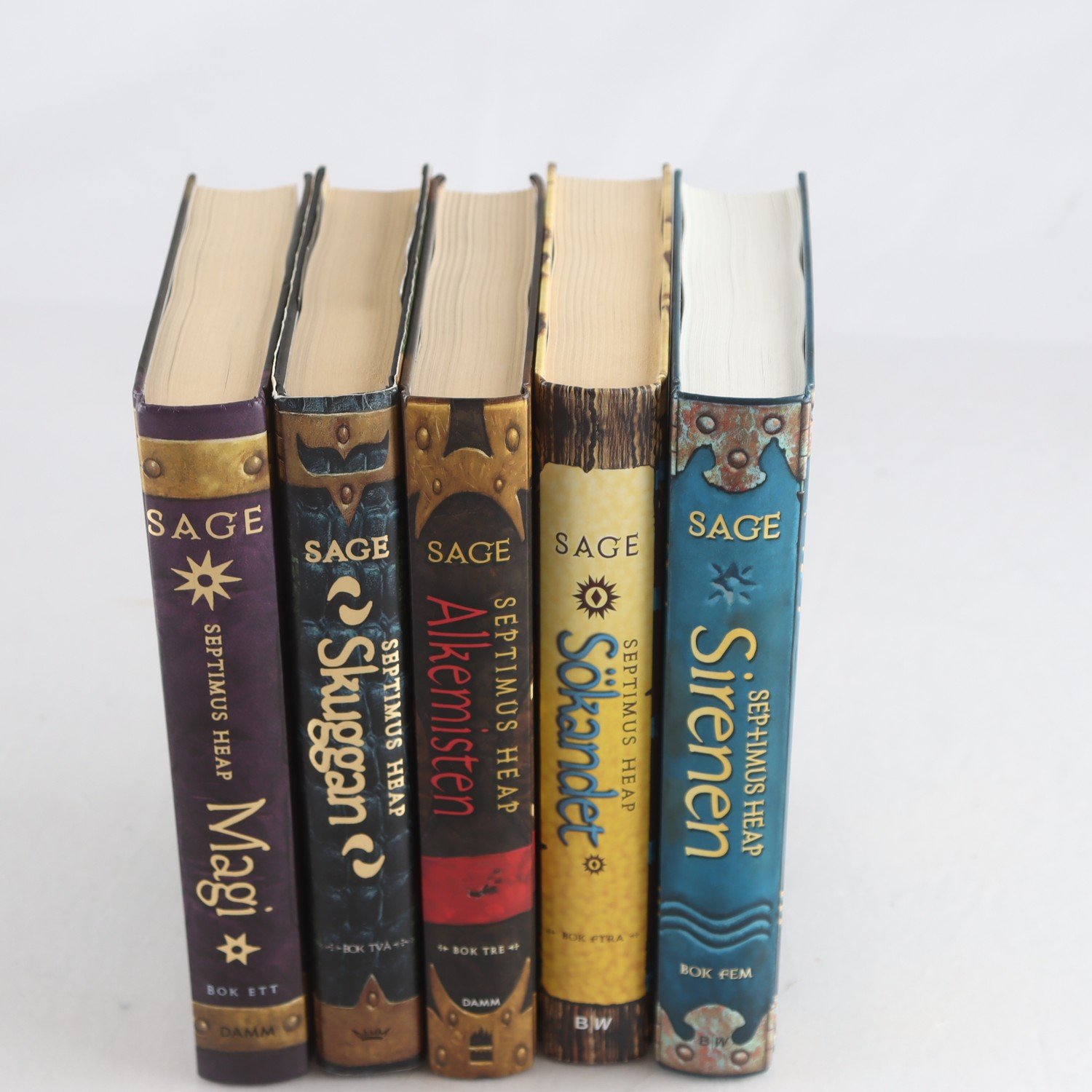 Angie Sage, Septimus Heap, Bok 1-5