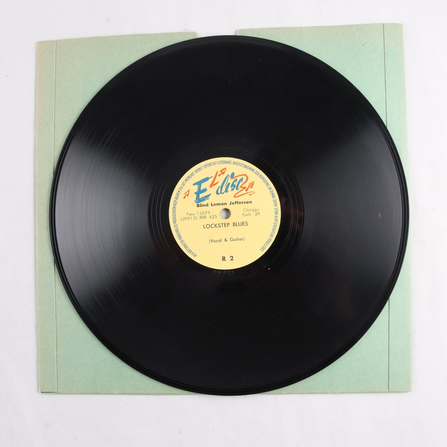 LP, Blind Lemon Jefferson, Lockstep blues/Hangmans blues, 10” 78-varvare