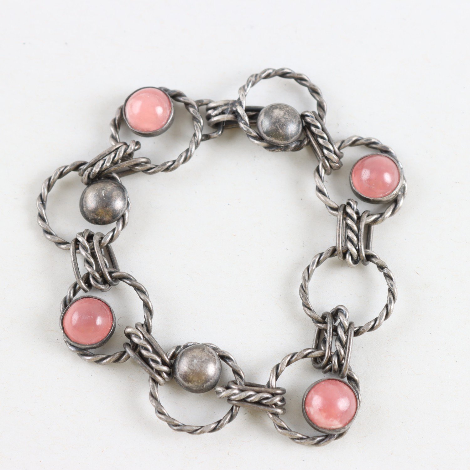 Armband, Silver, Glas, Brv: 27,9g