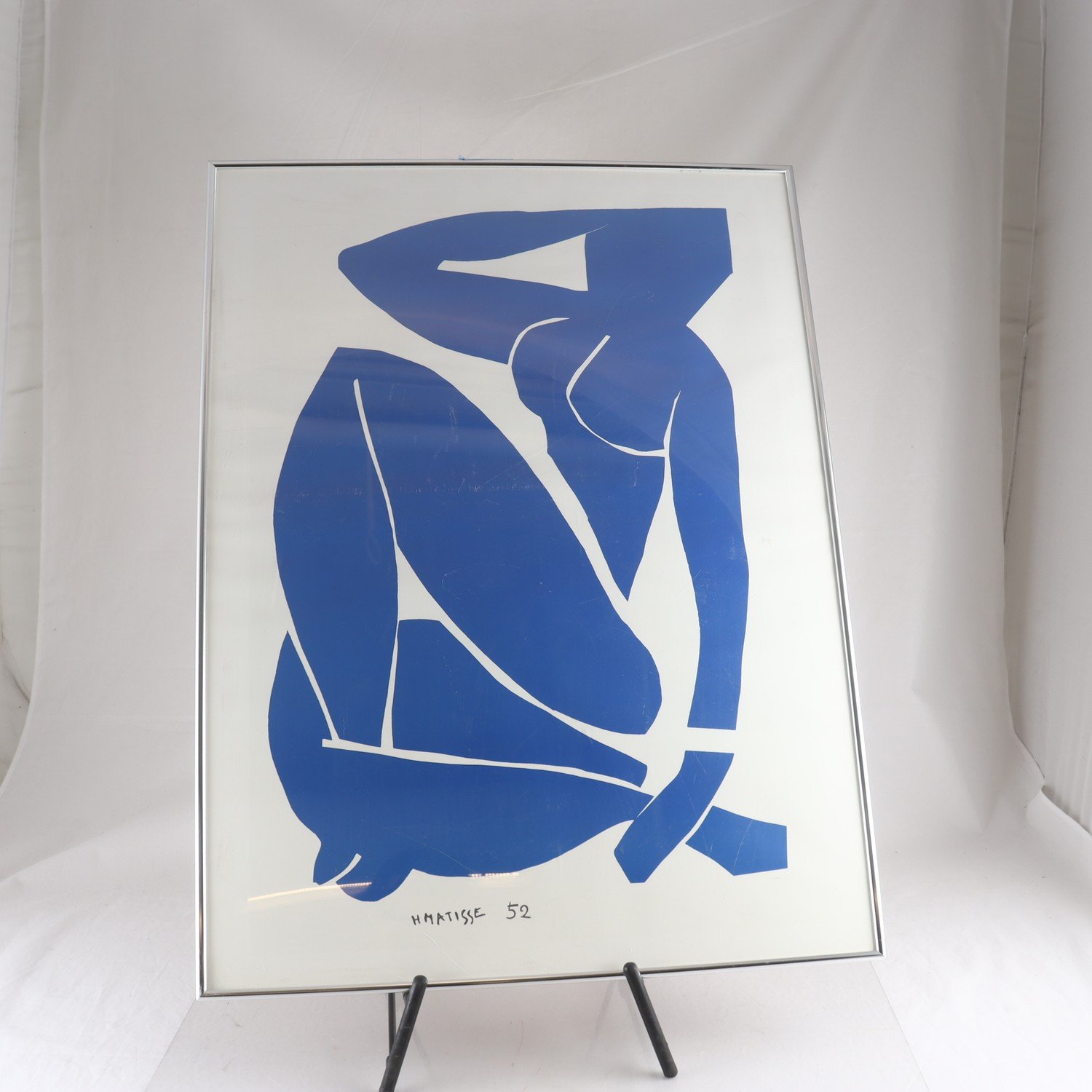Litografiskt tryck, Blue Nude, efter Henri Matisse,1952. Endast avhämtning.