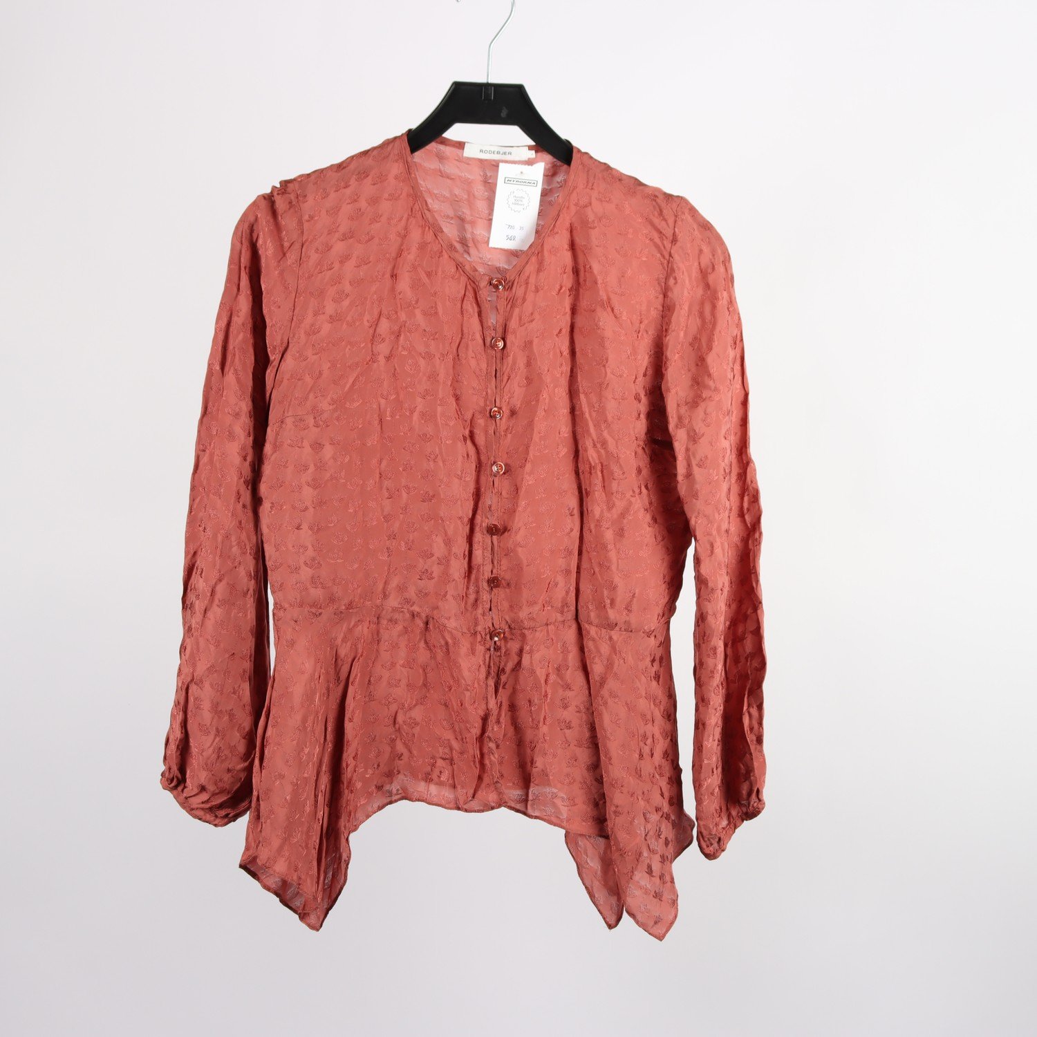 Blus, Rodebjer, rostbrun, stl. L
