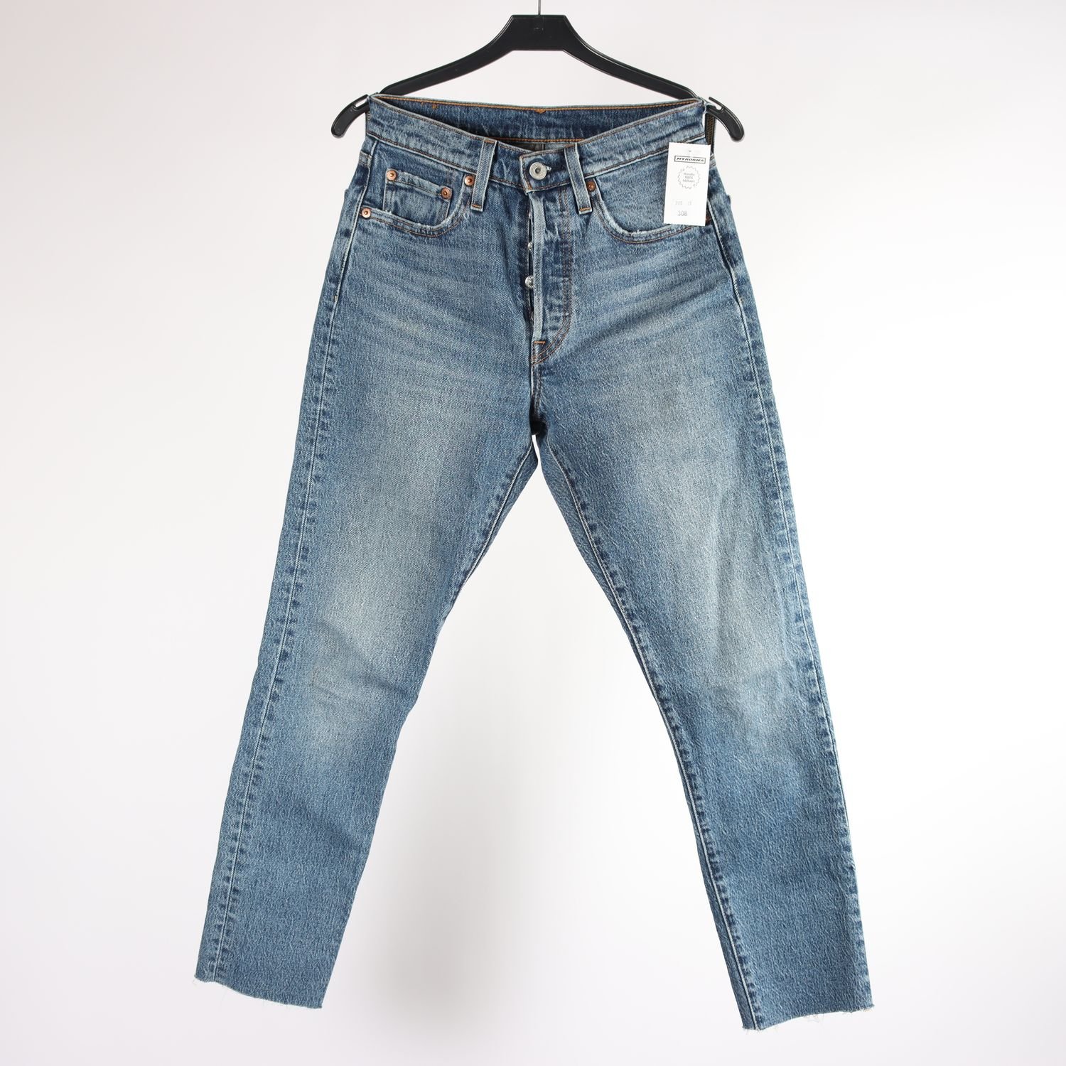 Jeans, Levi’s 501, blå, stl. W: 24″ L: 30″