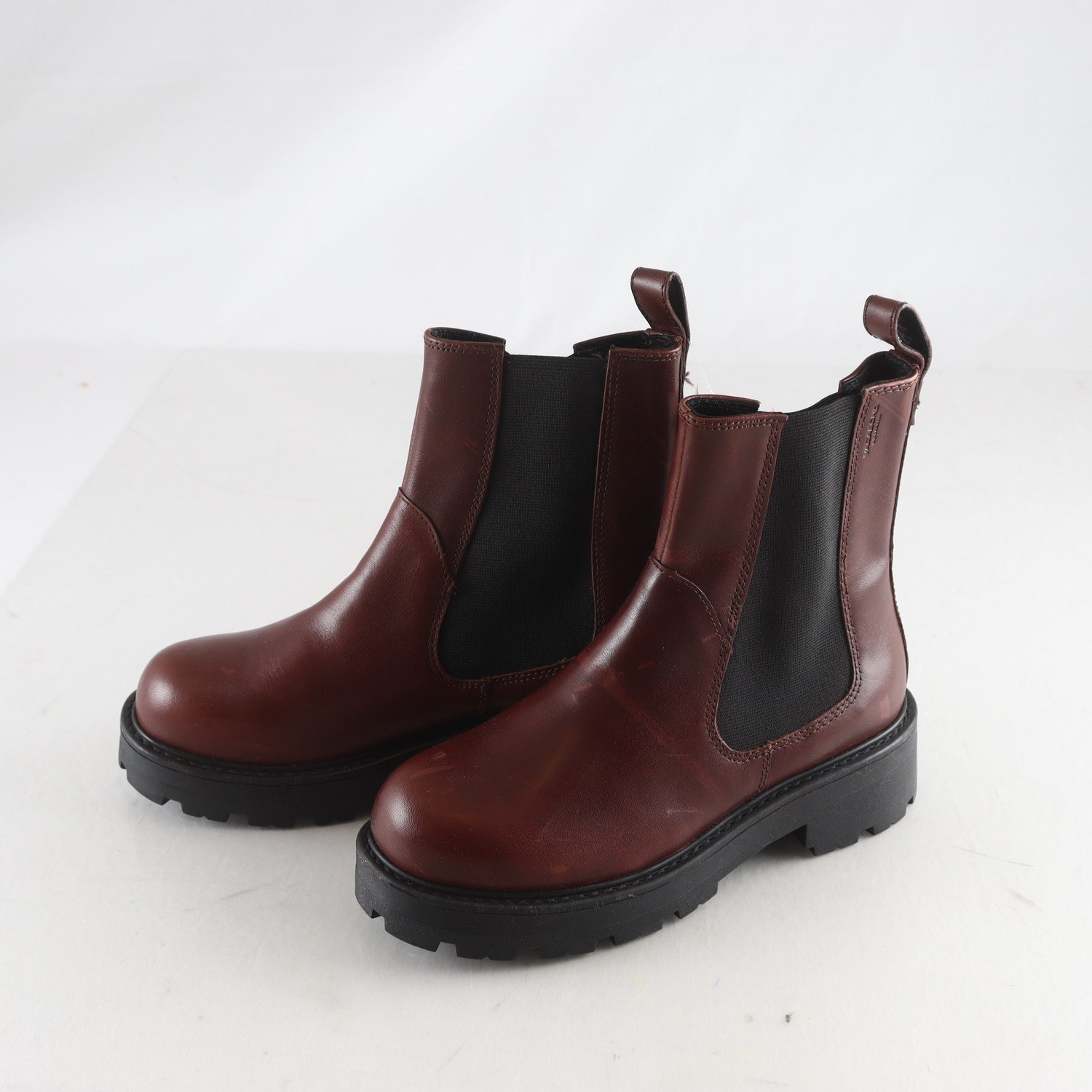 Chelsea boots, Vagabond, chunky, läder, stl. 37