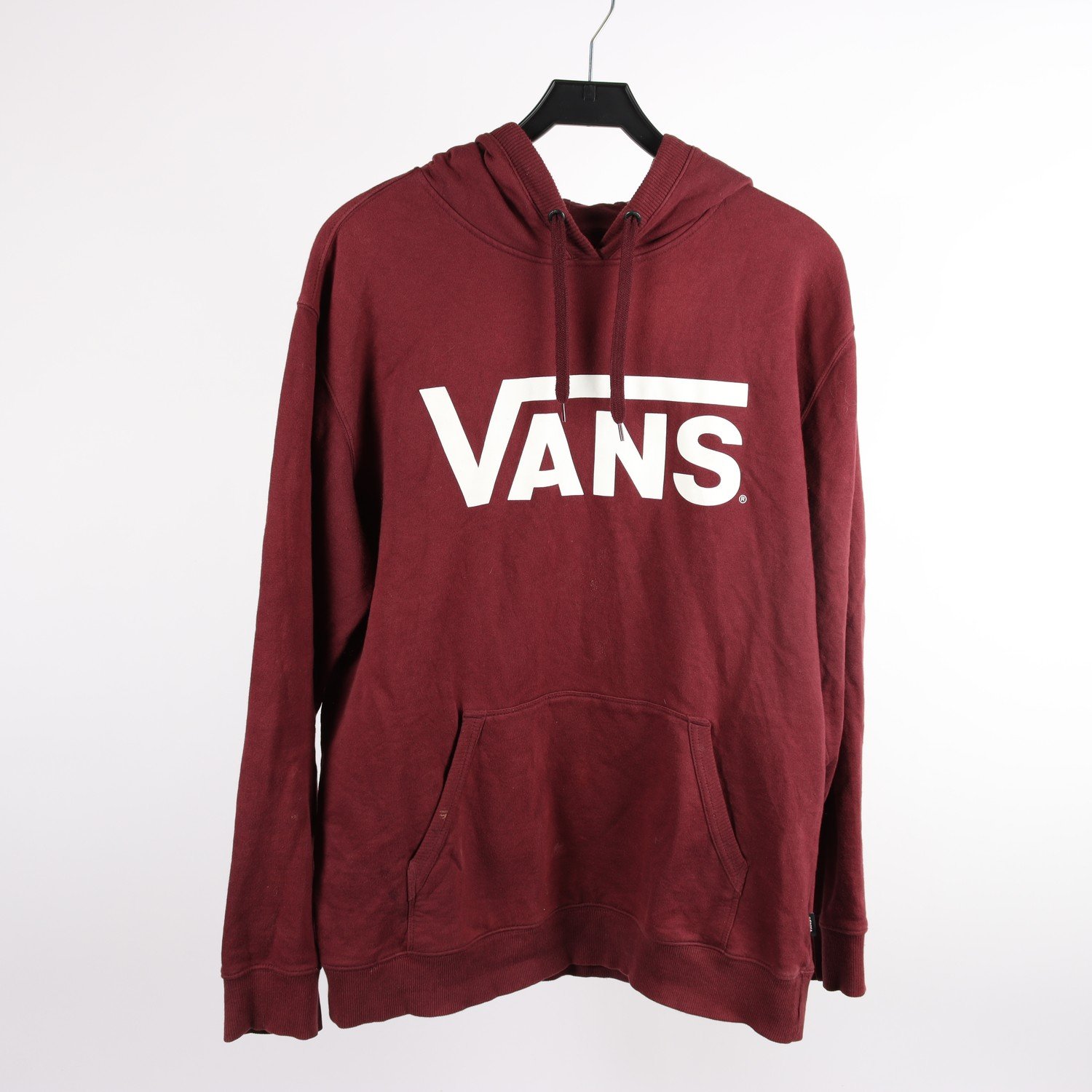 Hoodie, Vans, vinröd, stl. L