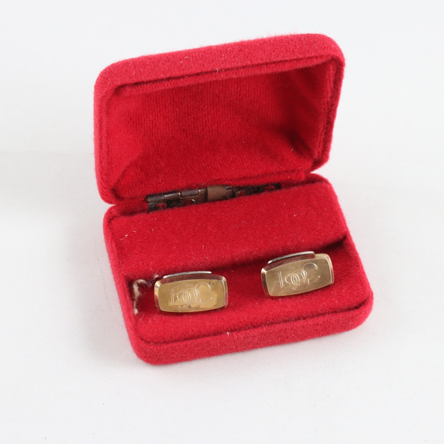 Manschettknappar, Silver, Vintage, Vikt: 12,7g