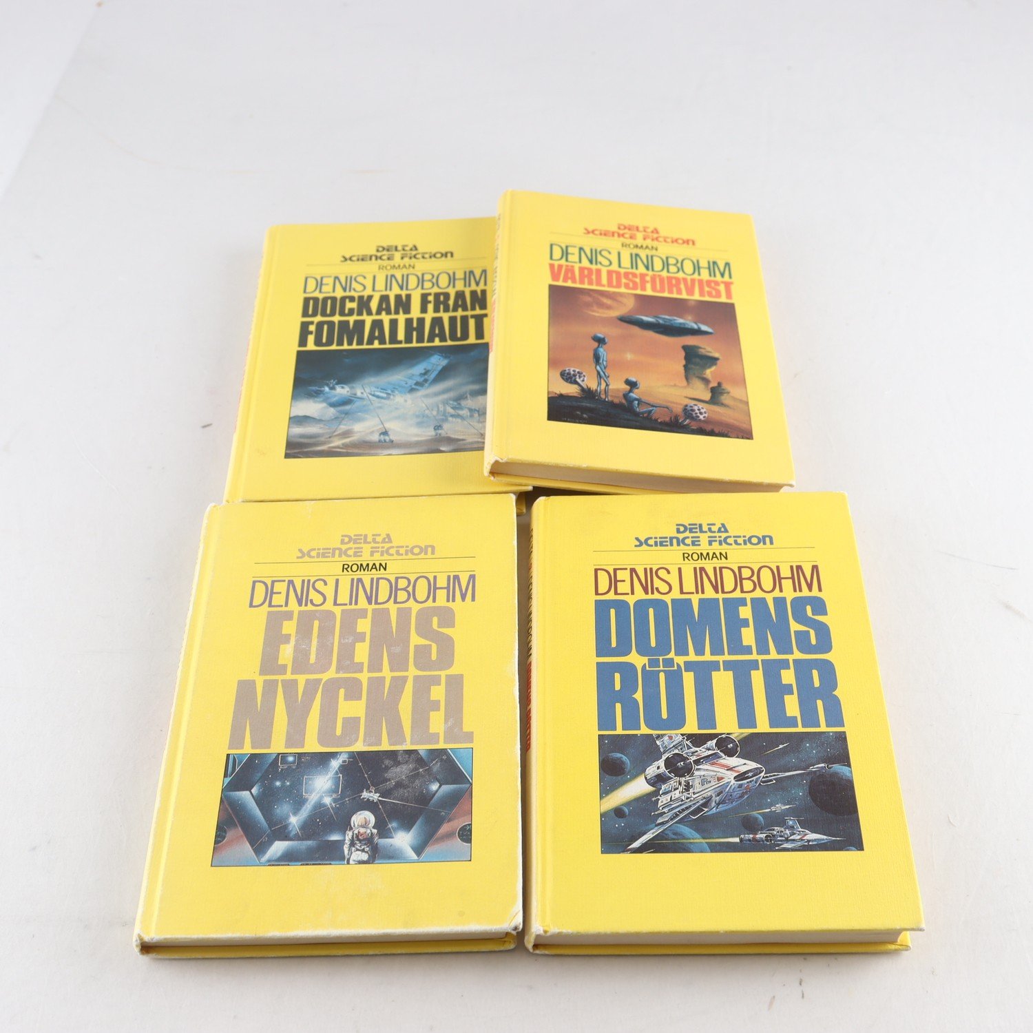Denis Lindbohm, bokpaket med 4 volymer