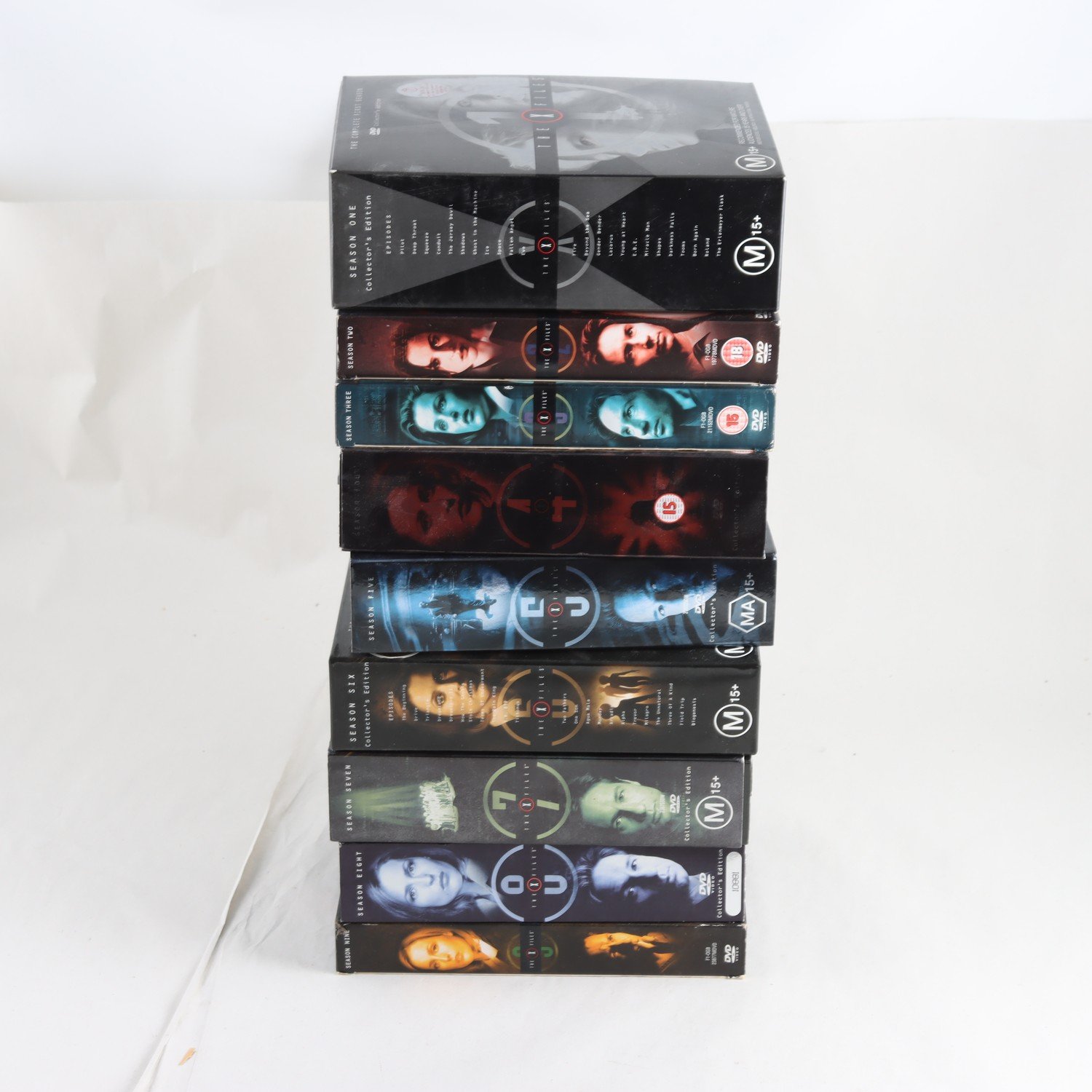 DVD, X-Files, Säsong 1-9 Samfraktas ej