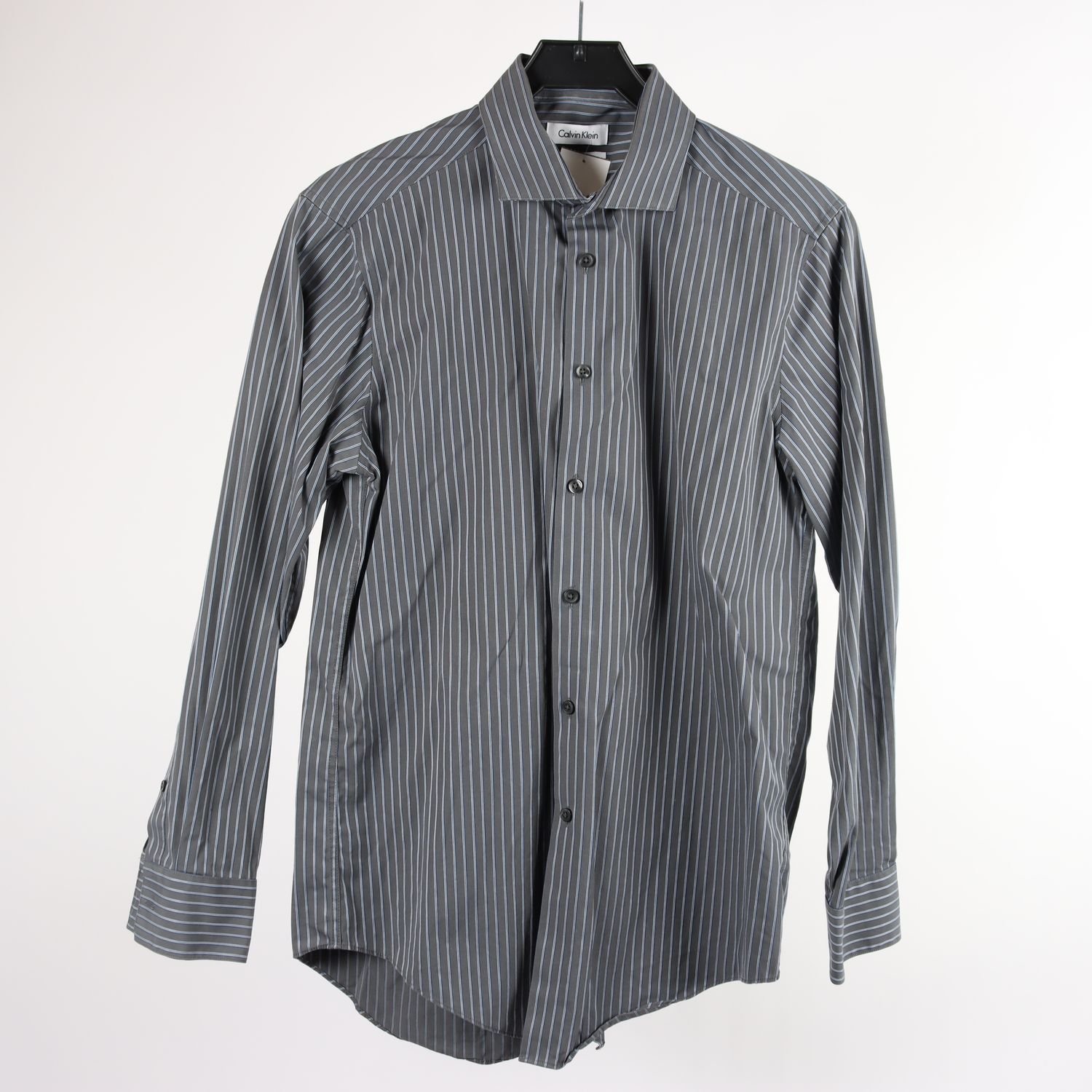 Skjorta, Calvin Klein, randig, stl. 15 1/2 (M)