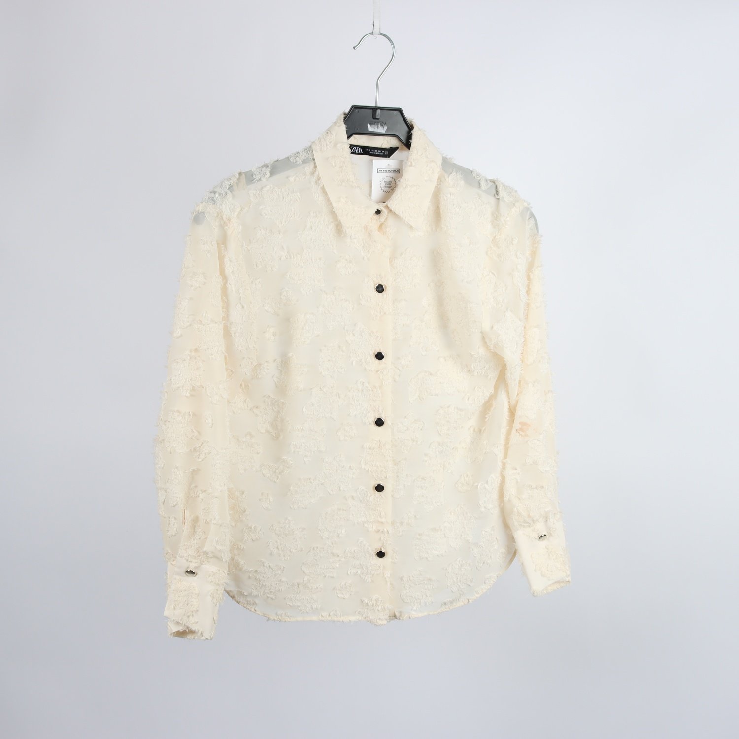 Blus, Zara, mönstrad, stl. XS