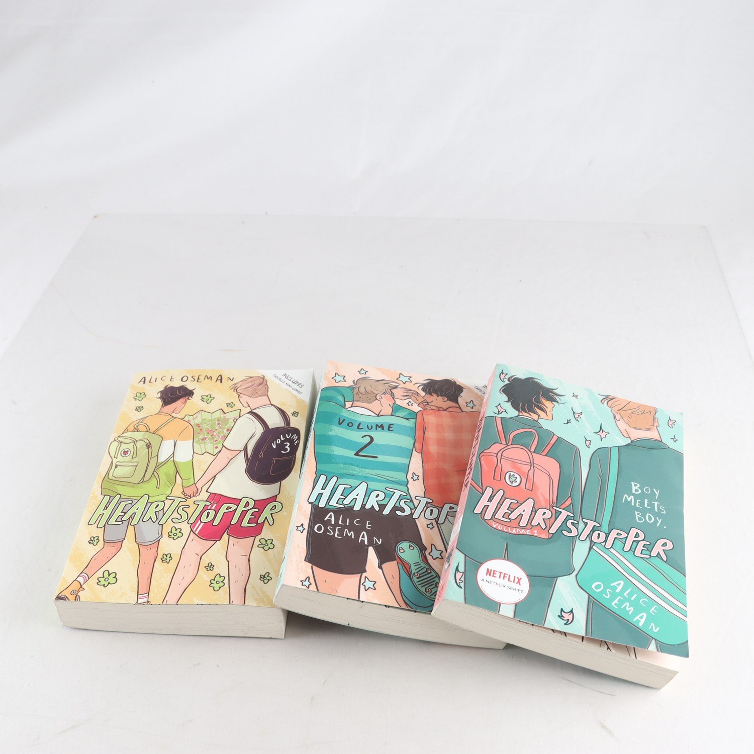 Bokpaket: Heartstopper, Volym 1-3, Alice Oseman