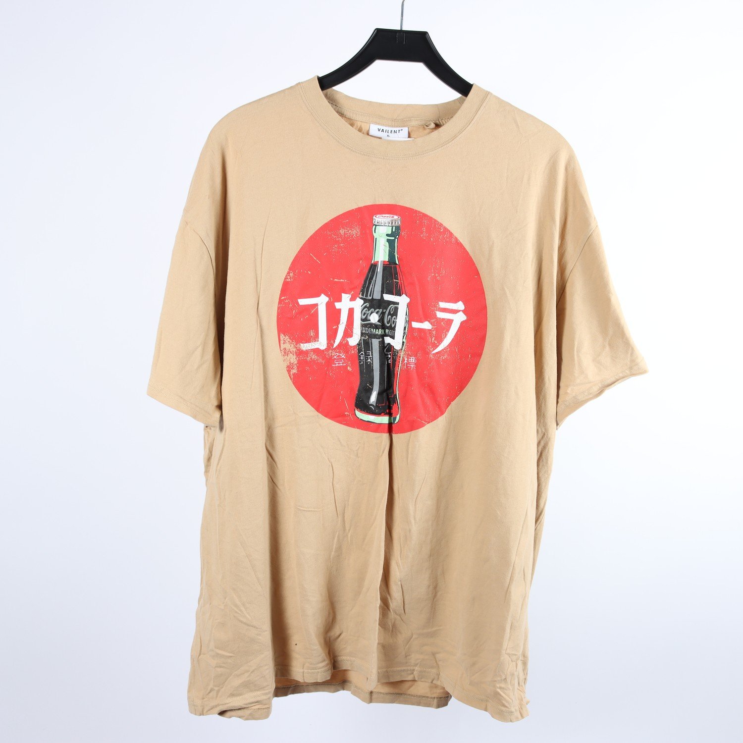 T-shirt, Vailent Coca-Cola, beige, stl. XL