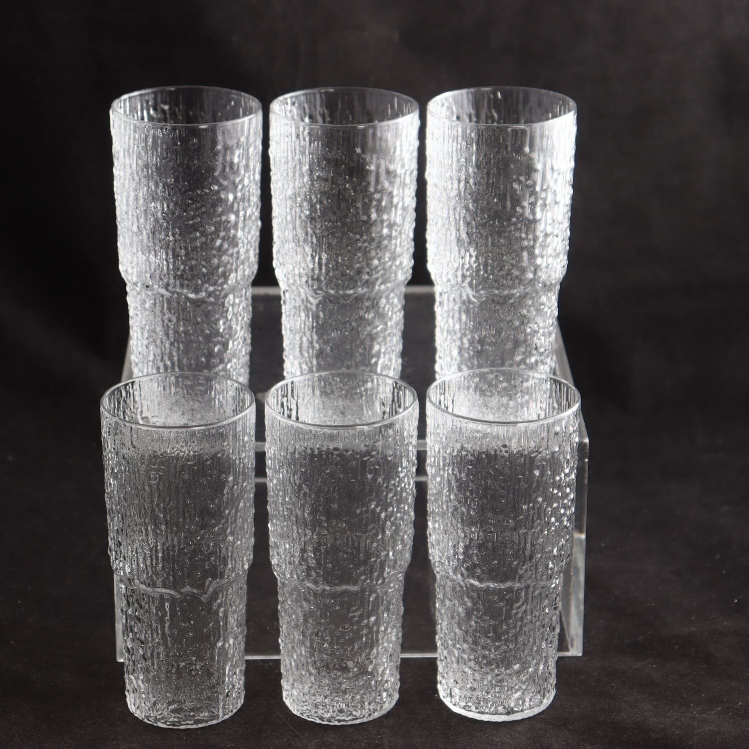 Selterglas, Padar, Tapio Wiirkkala, Iittala, 6 st. Samfraktas ej.
