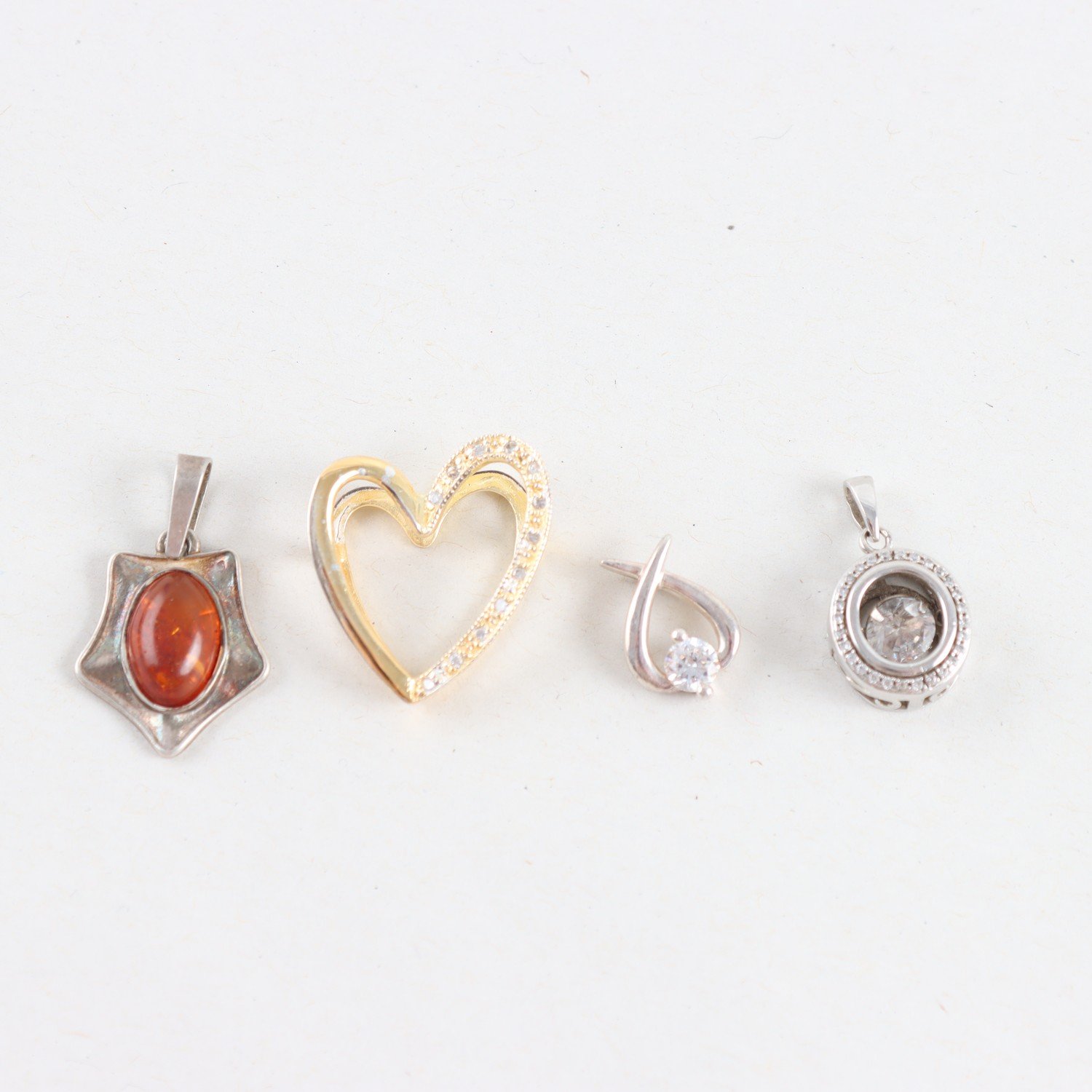 Hängen, Silver, Stenar, Brv: 9,1g