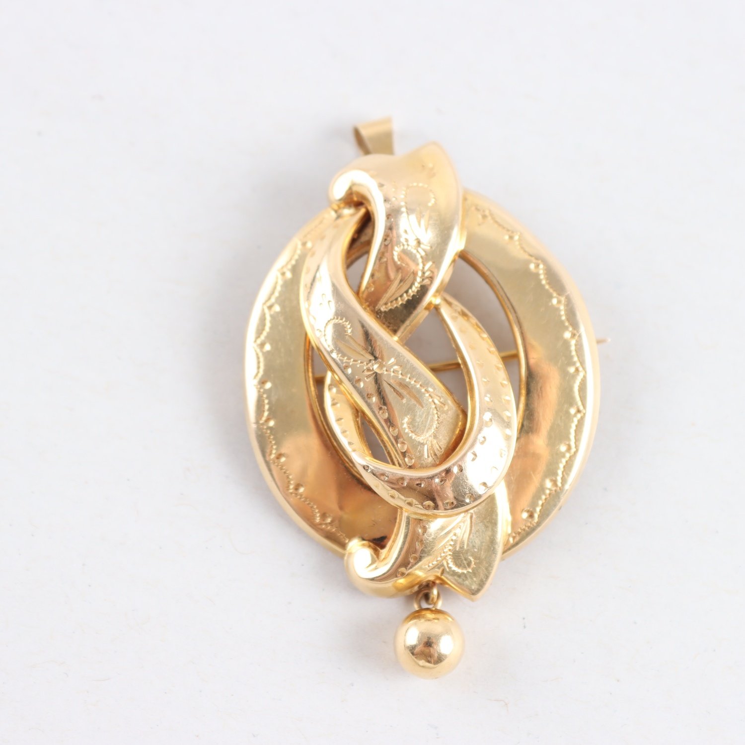 Brosch, Guld 18k, Vikt: 5,6g