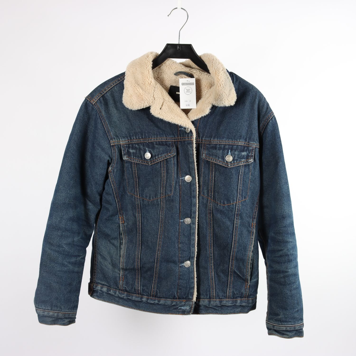 Jeansjacka, BikBok, blå, stl. S