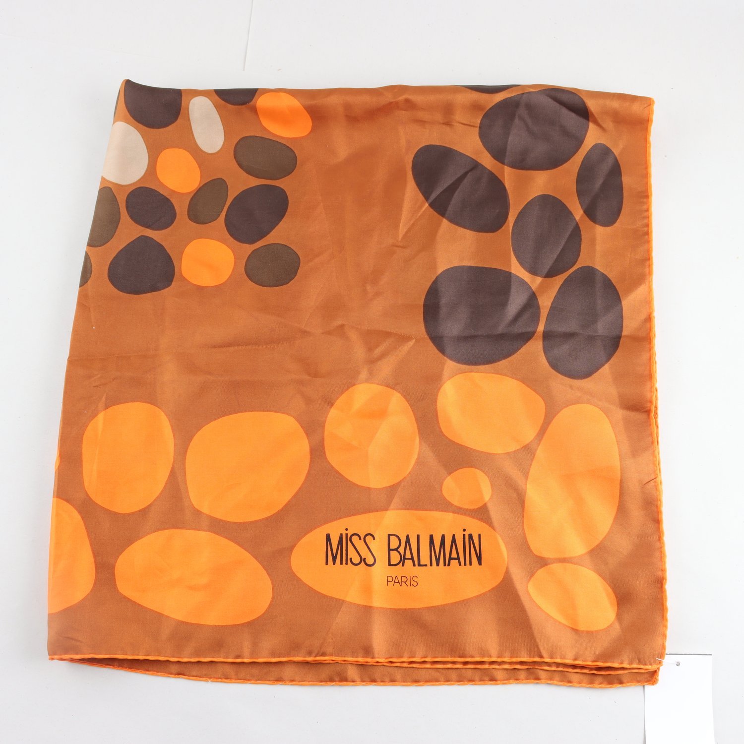 Sjal/scarf, Miss Balmain Paris, mönstrad