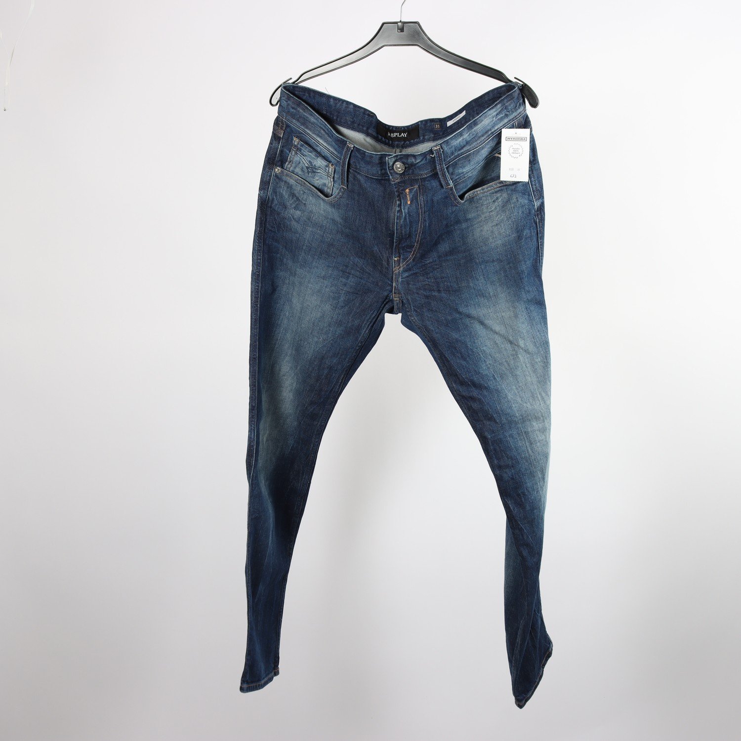 Jeans, Replay, blå, stl. W: 31″ L: 32″